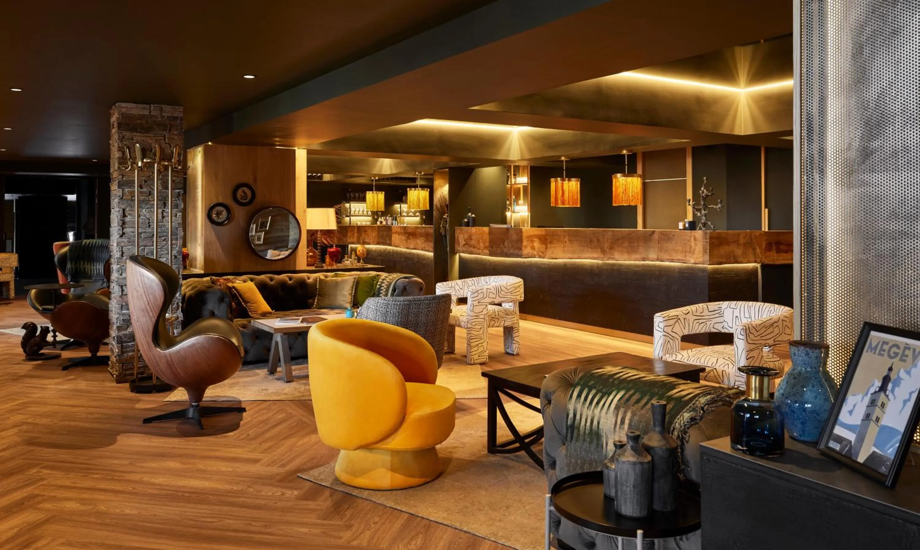 Seating area in Hôtel L'Arboisie