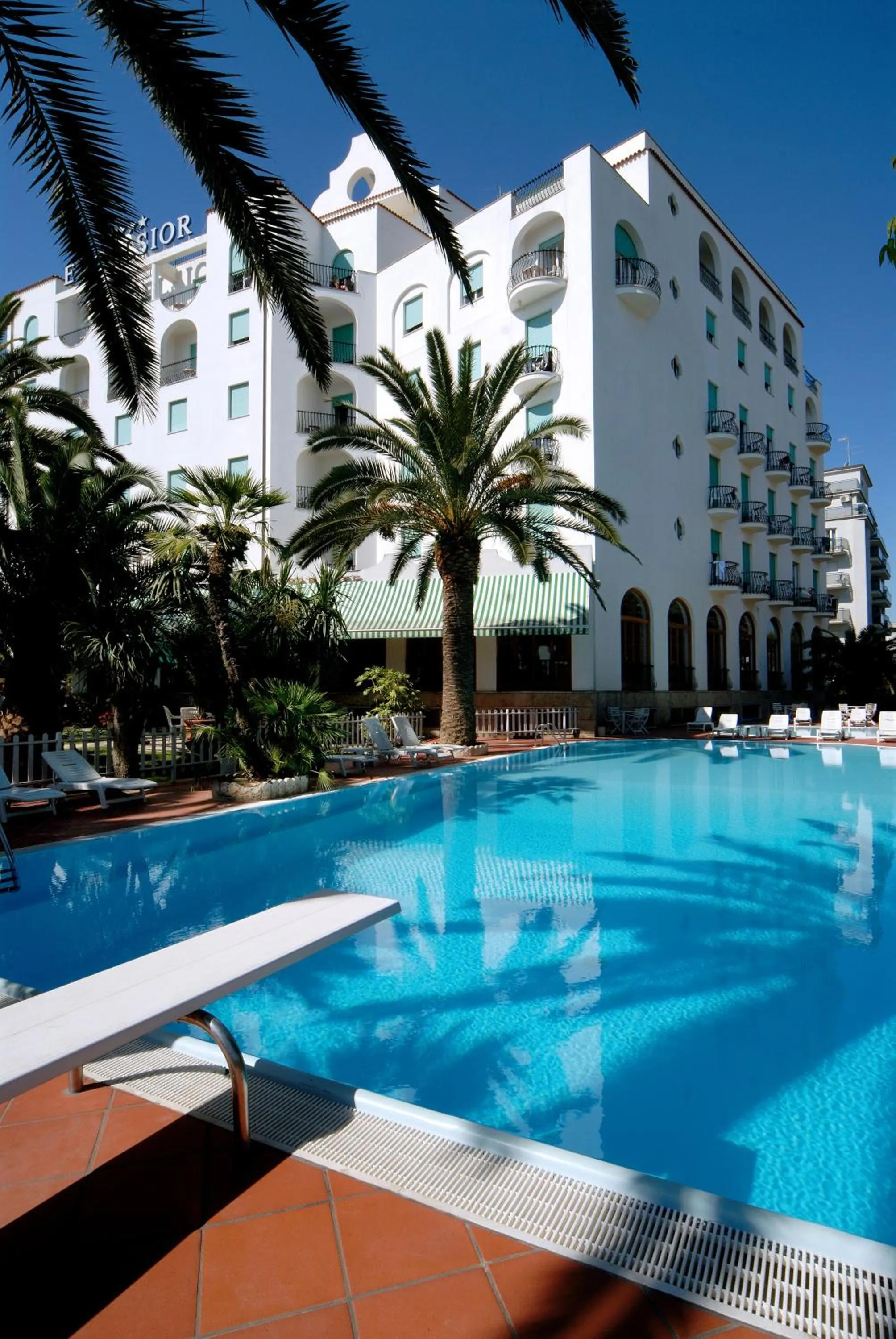 Swimming pool in Grand Hotel Excelsior