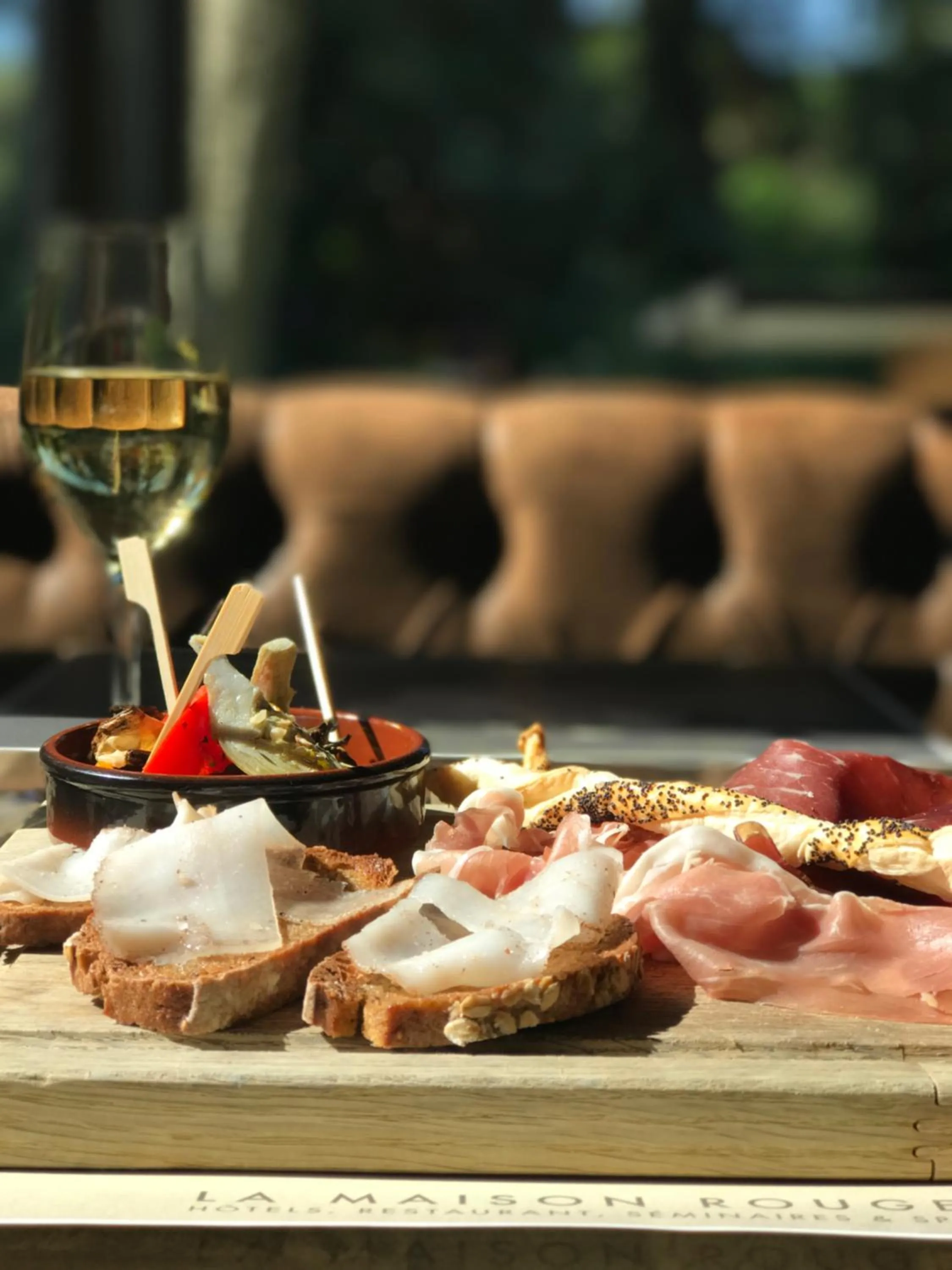 Food close-up in La Maison Rouge