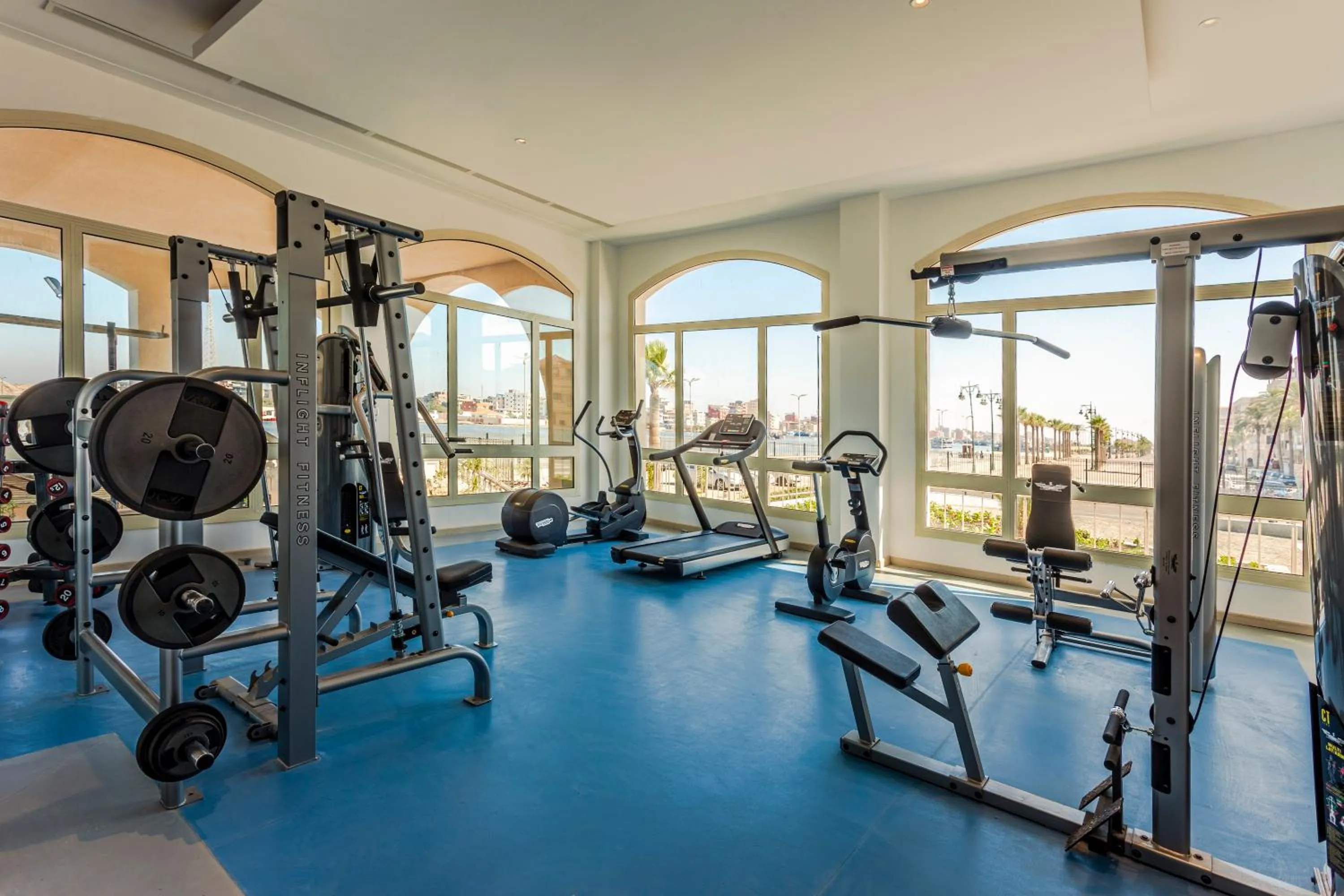 Fitness centre/facilities in Steigenberger Hotel El Lessan