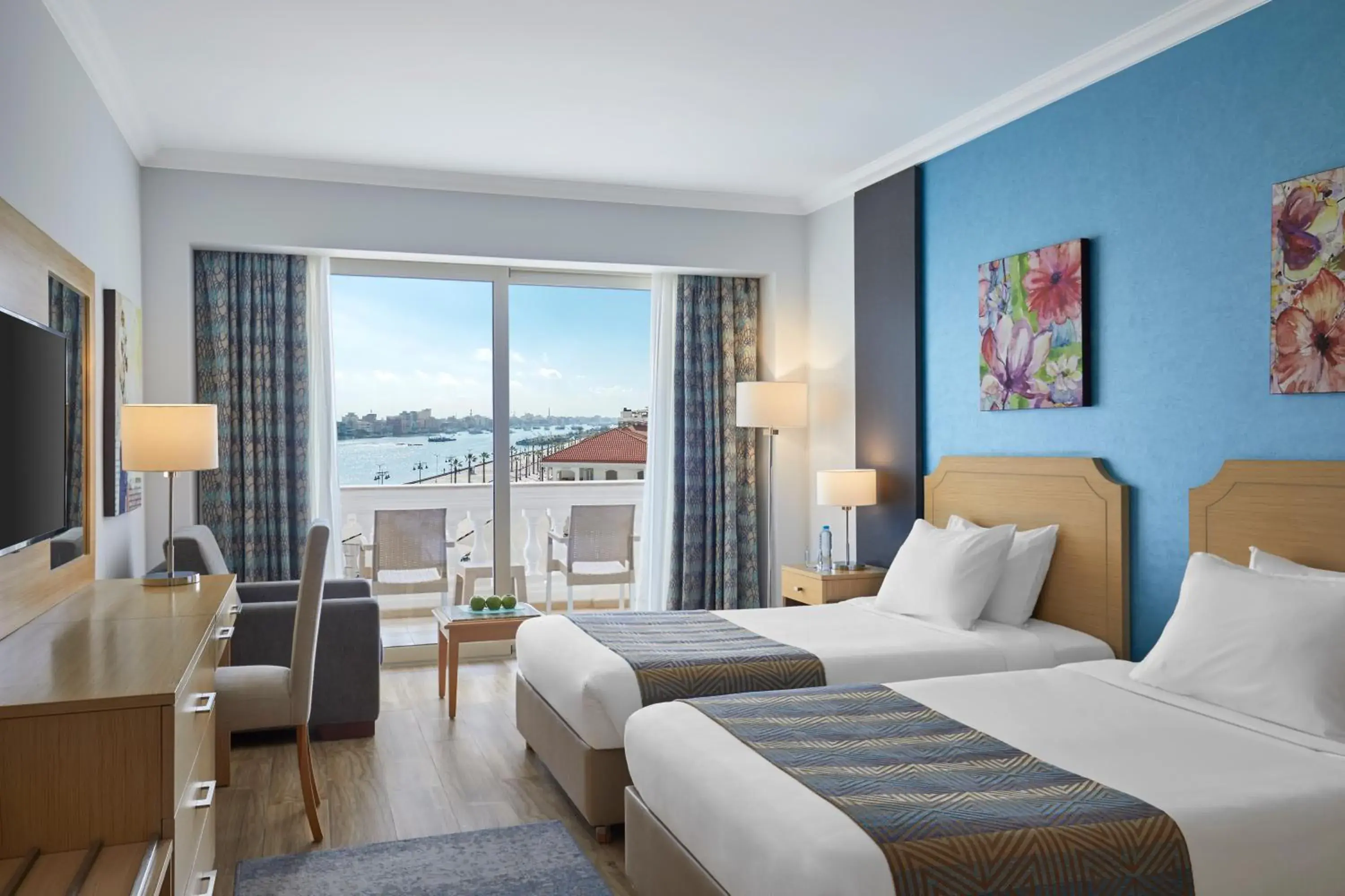 Superior Twin Room with Panoramic Nile and City View - single occupancy in Steigenberger Hotel El Lessan Superior Twin Room with Panoramic Nile and City View - single occupancy in Steigenberger Hotel El Lessan