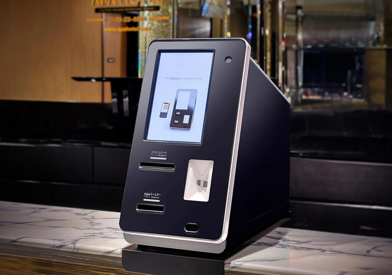 Lobby or reception in APA Hotel Saitama Higashimatsuyama Ekimae