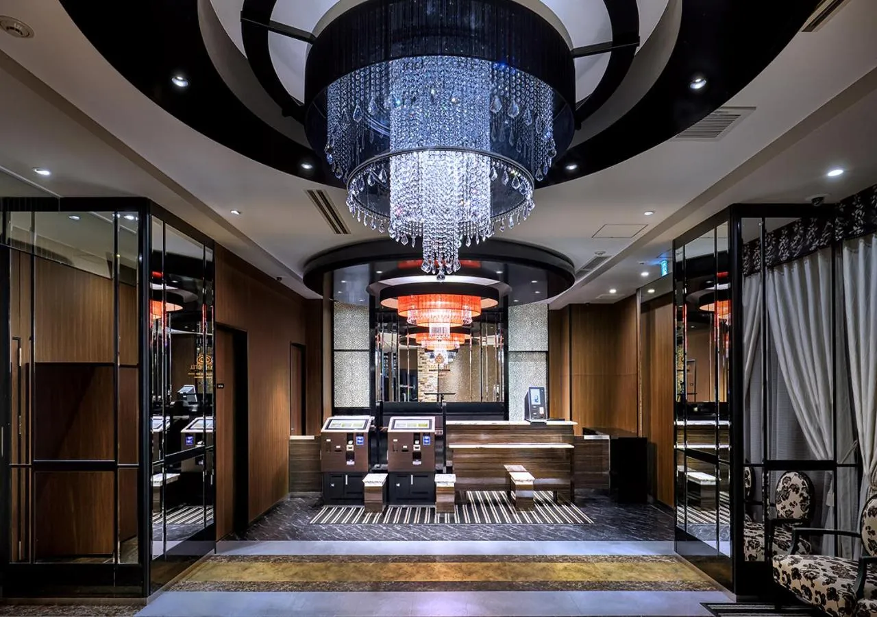 Lobby or reception in APA Hotel Saitama Higashimatsuyama Ekimae