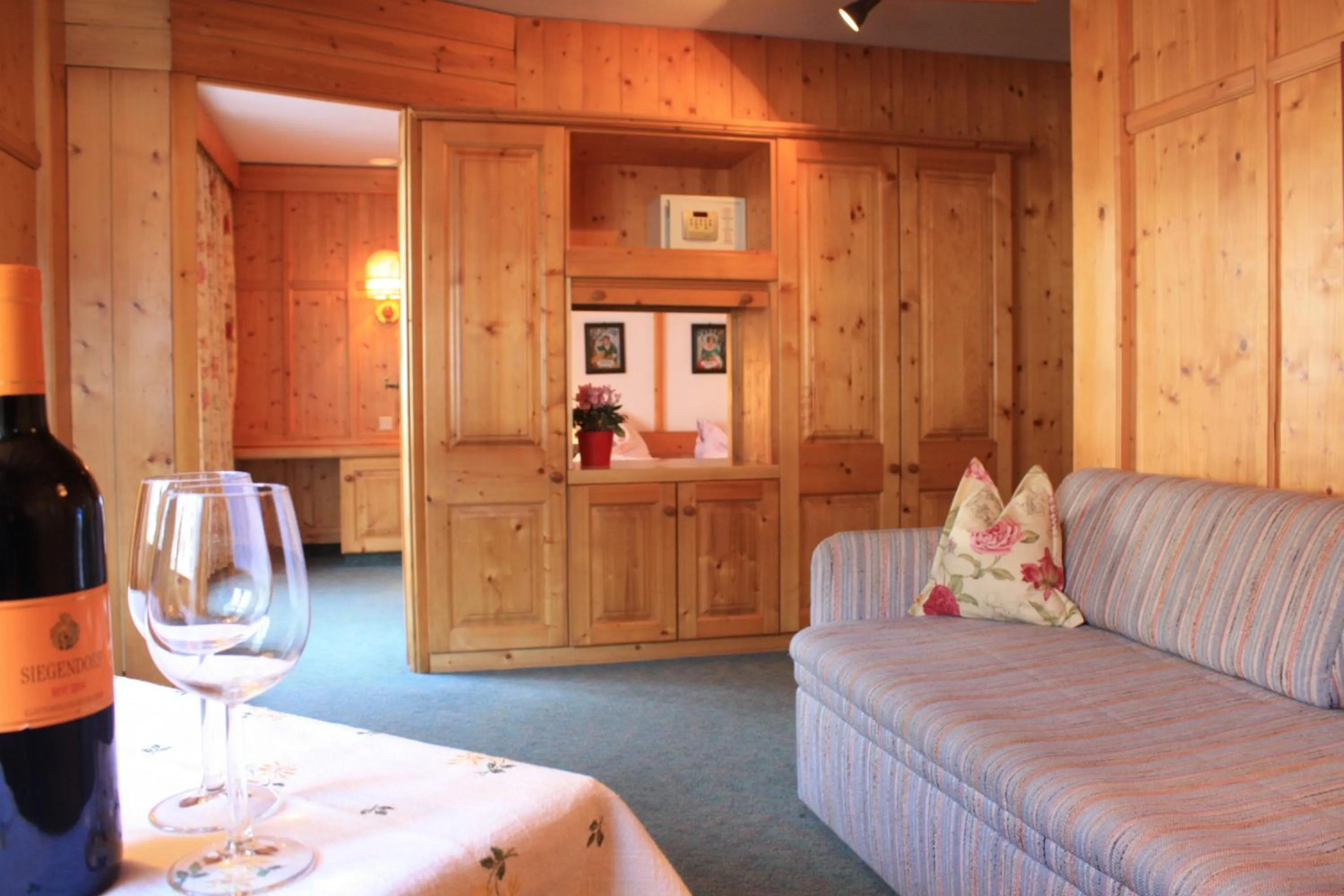 Seating area in Hotel-Gasthof "Zur Mühle"