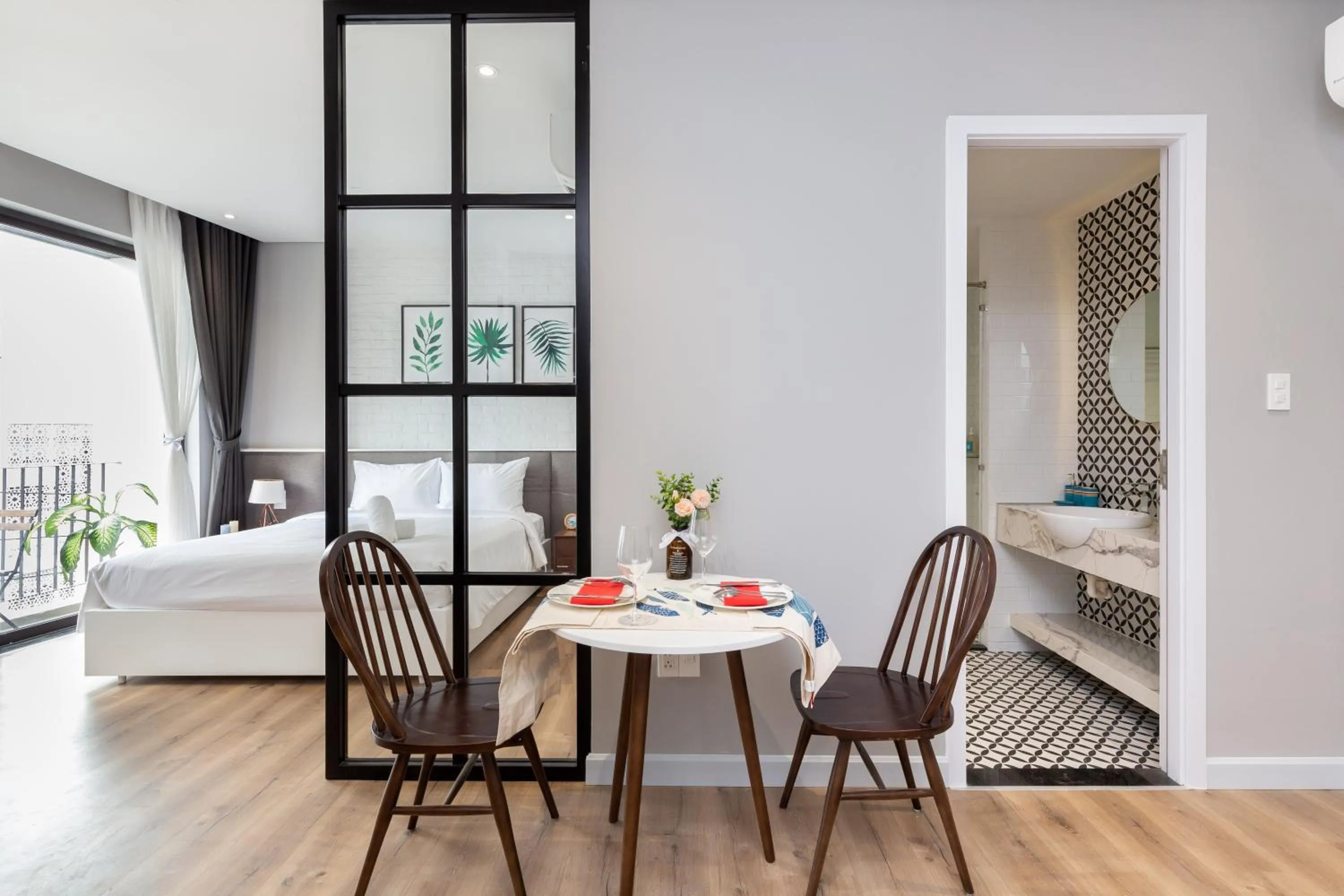 Dining area, Bed in Cozrum Homes - Premier Residence