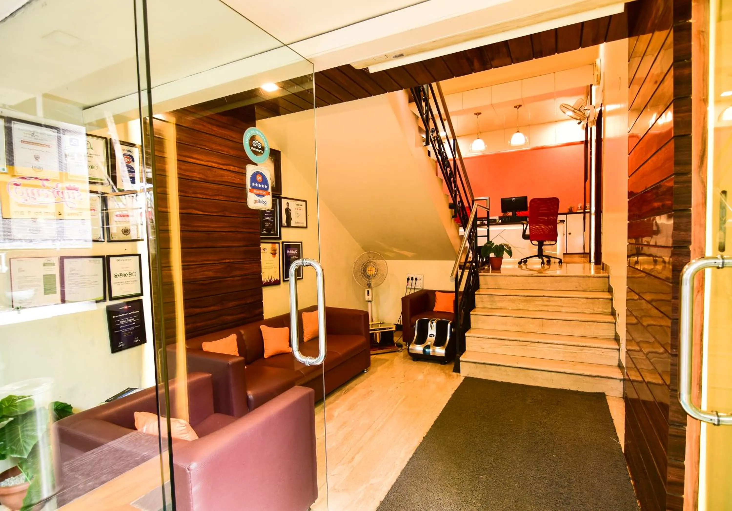 Lobby or reception in MY Bizz Hotel Sapna