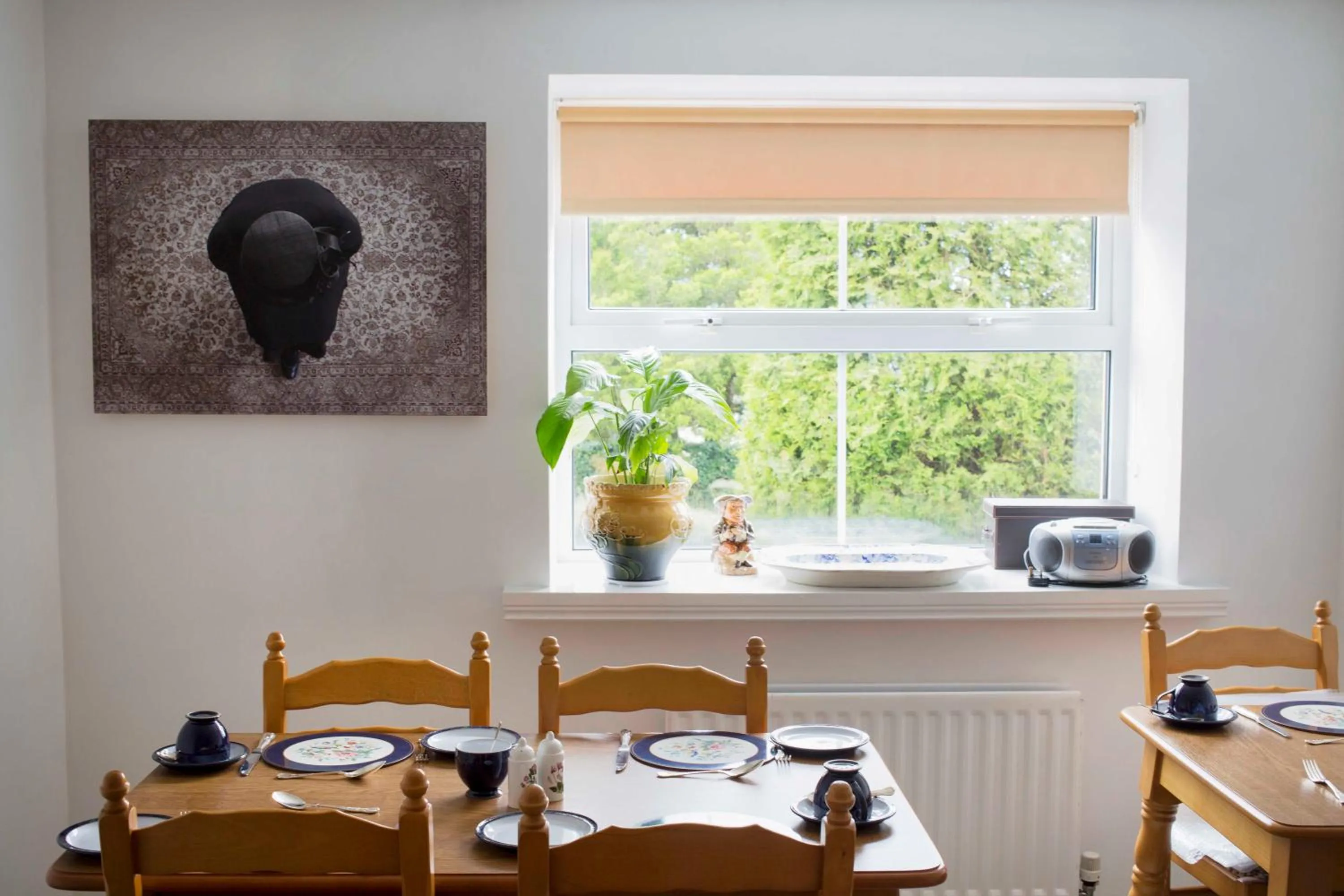 Dining area in Old Schoolhouse B and B