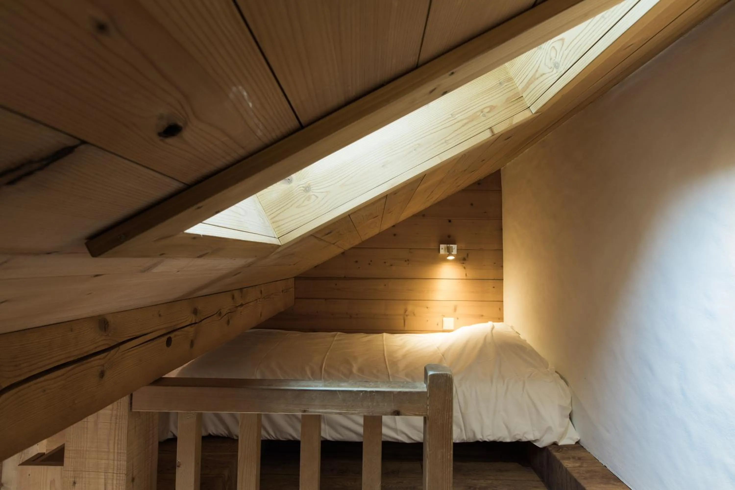 Bed in Les Chalets de La Griyotire