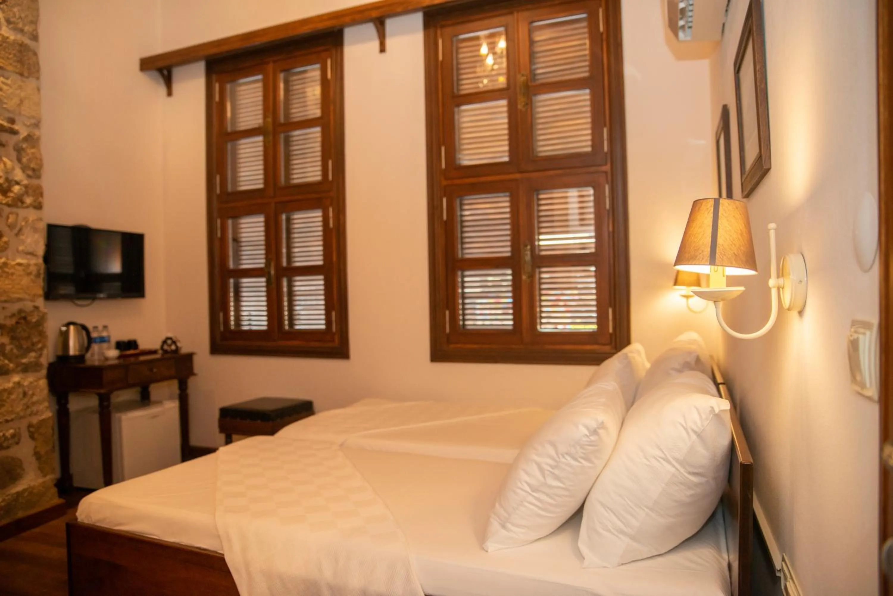 Bed in LUWİ ANTAKYA BOUTİQUE HOTEL