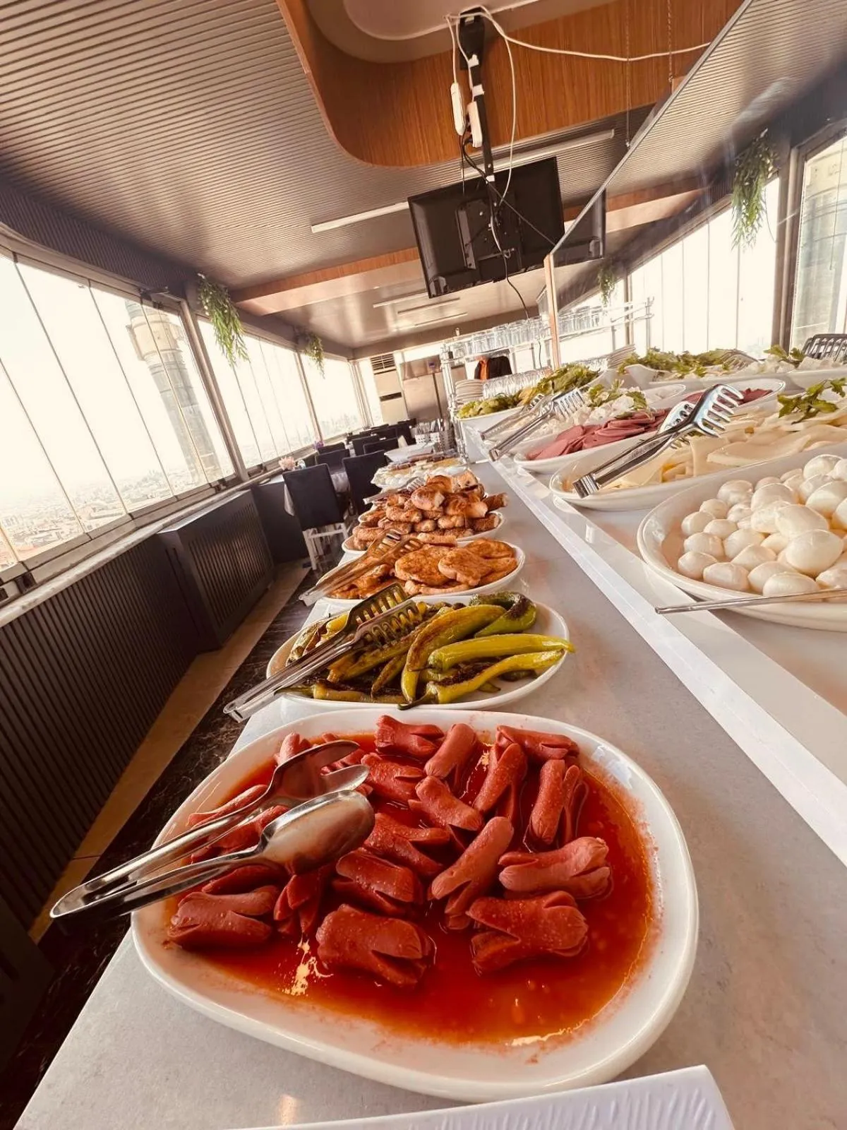 Buffet breakfast in Grand Heykel Hotel