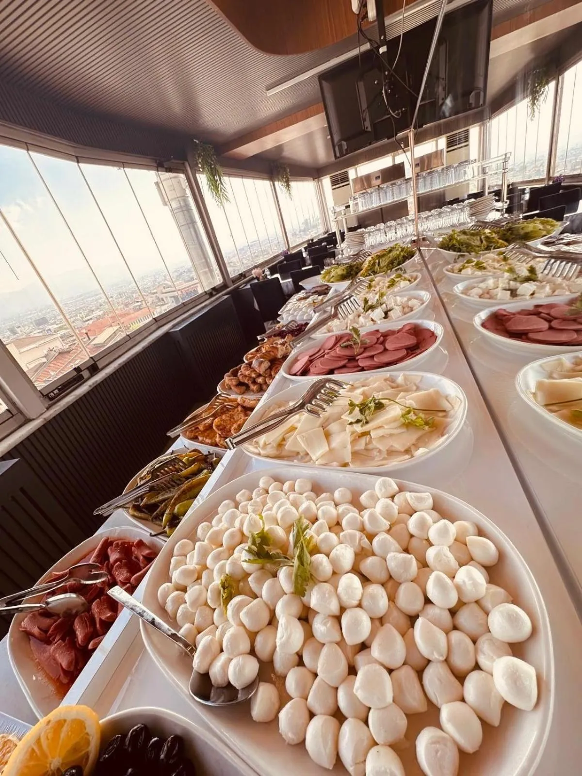 Buffet breakfast in Grand Heykel Hotel