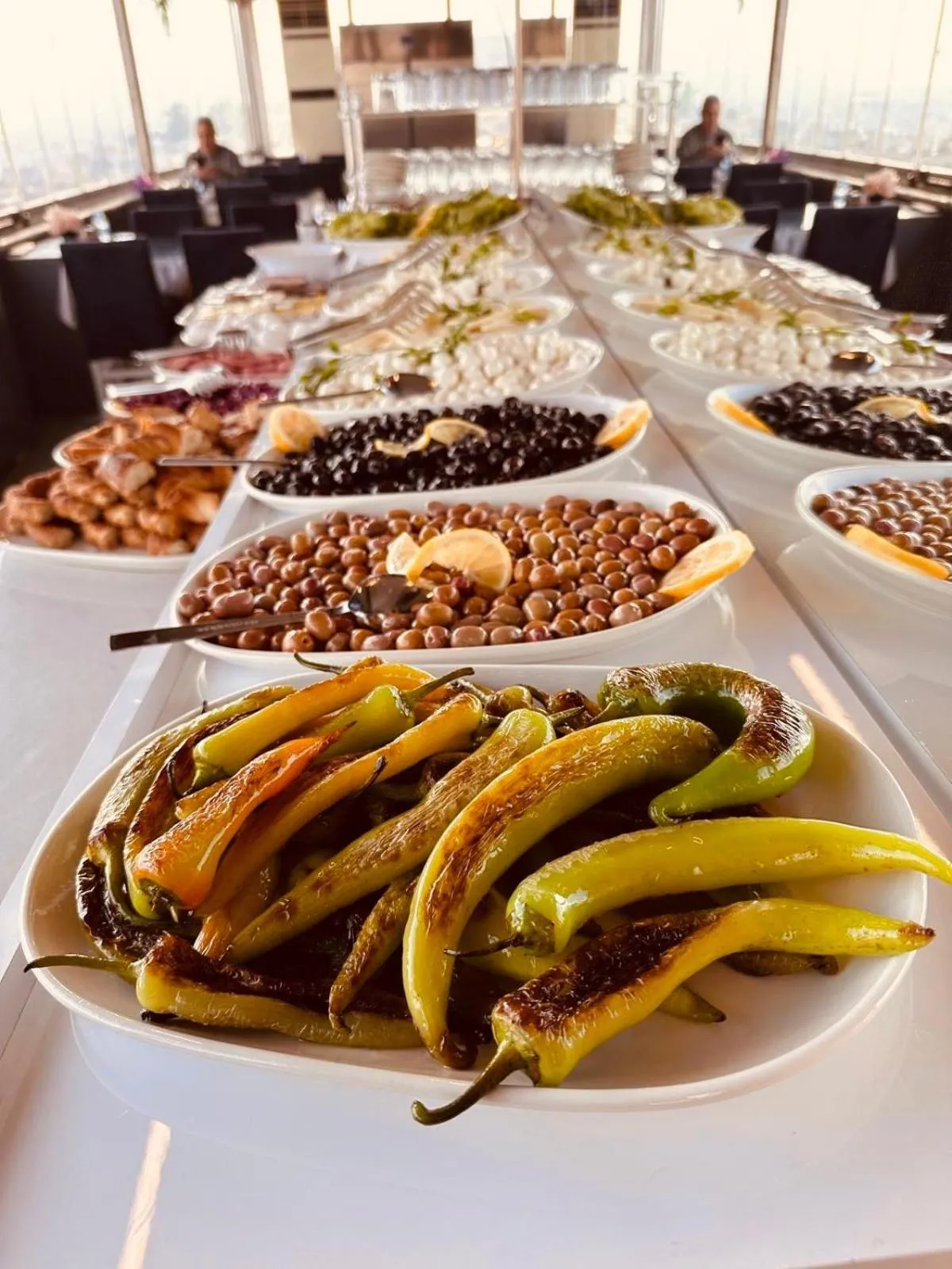 Buffet breakfast in Grand Heykel Hotel