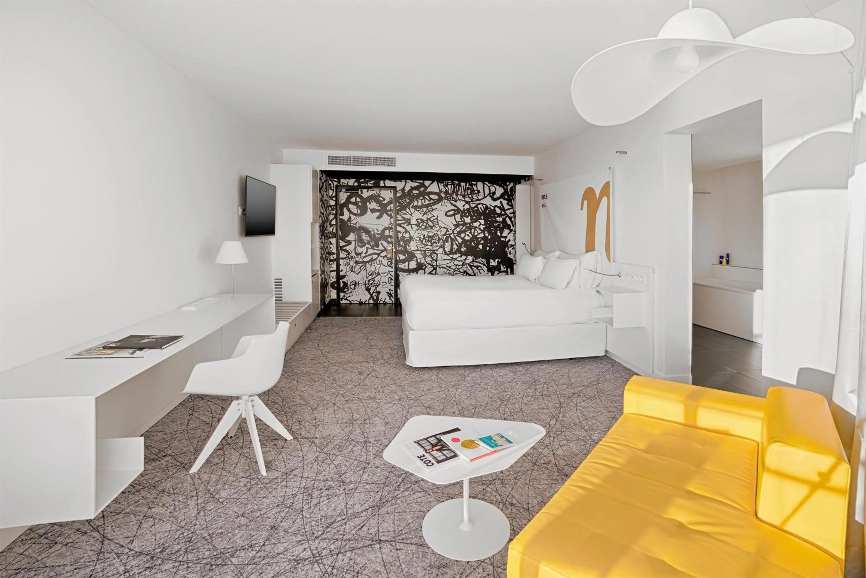 Bedroom in nhow Marseille