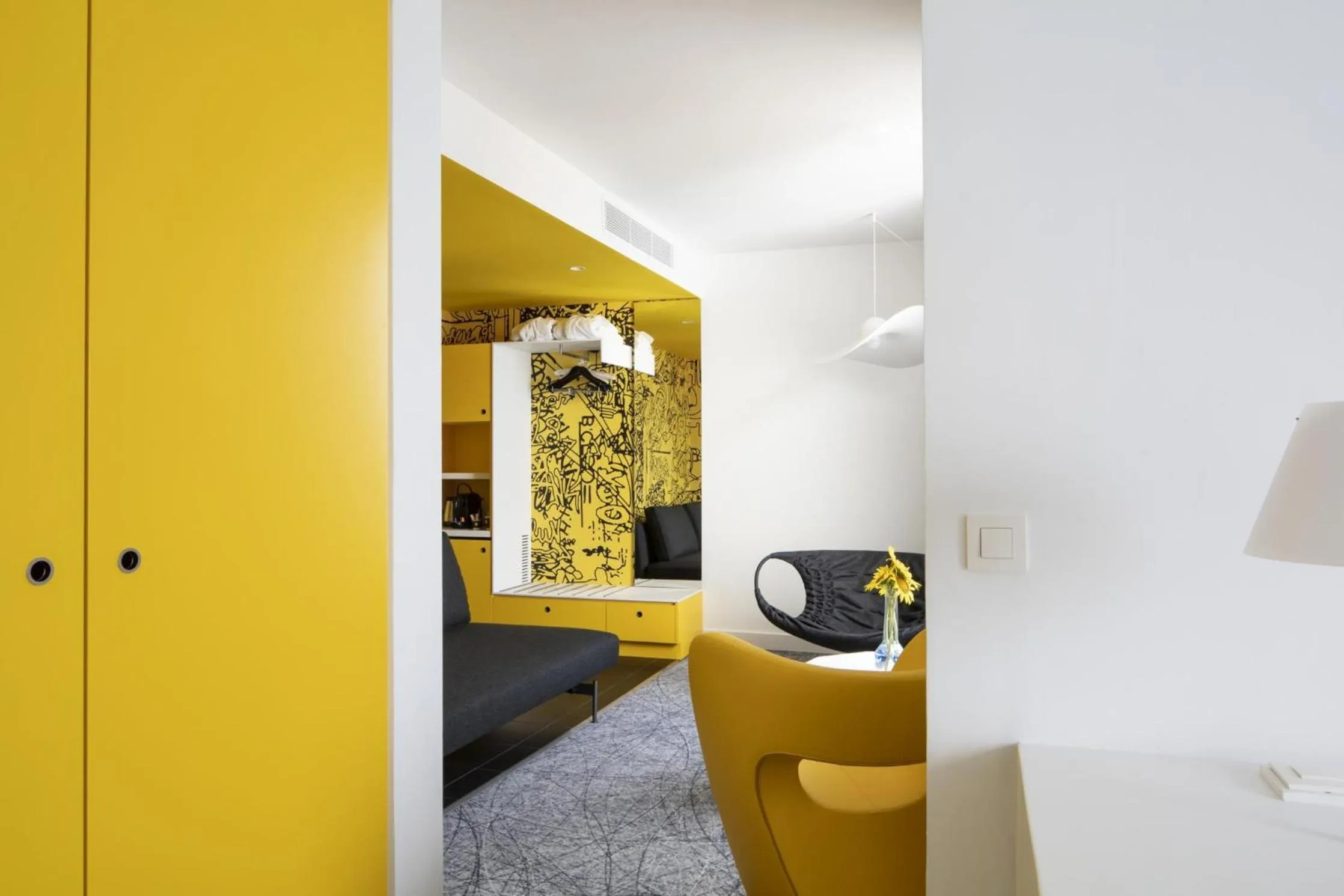 Bedroom in nhow Marseille