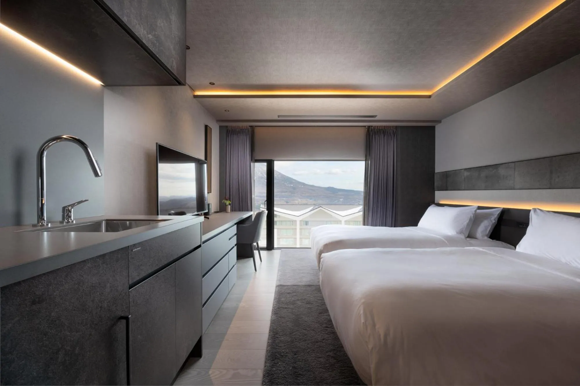 Bed in Sansui Niseko