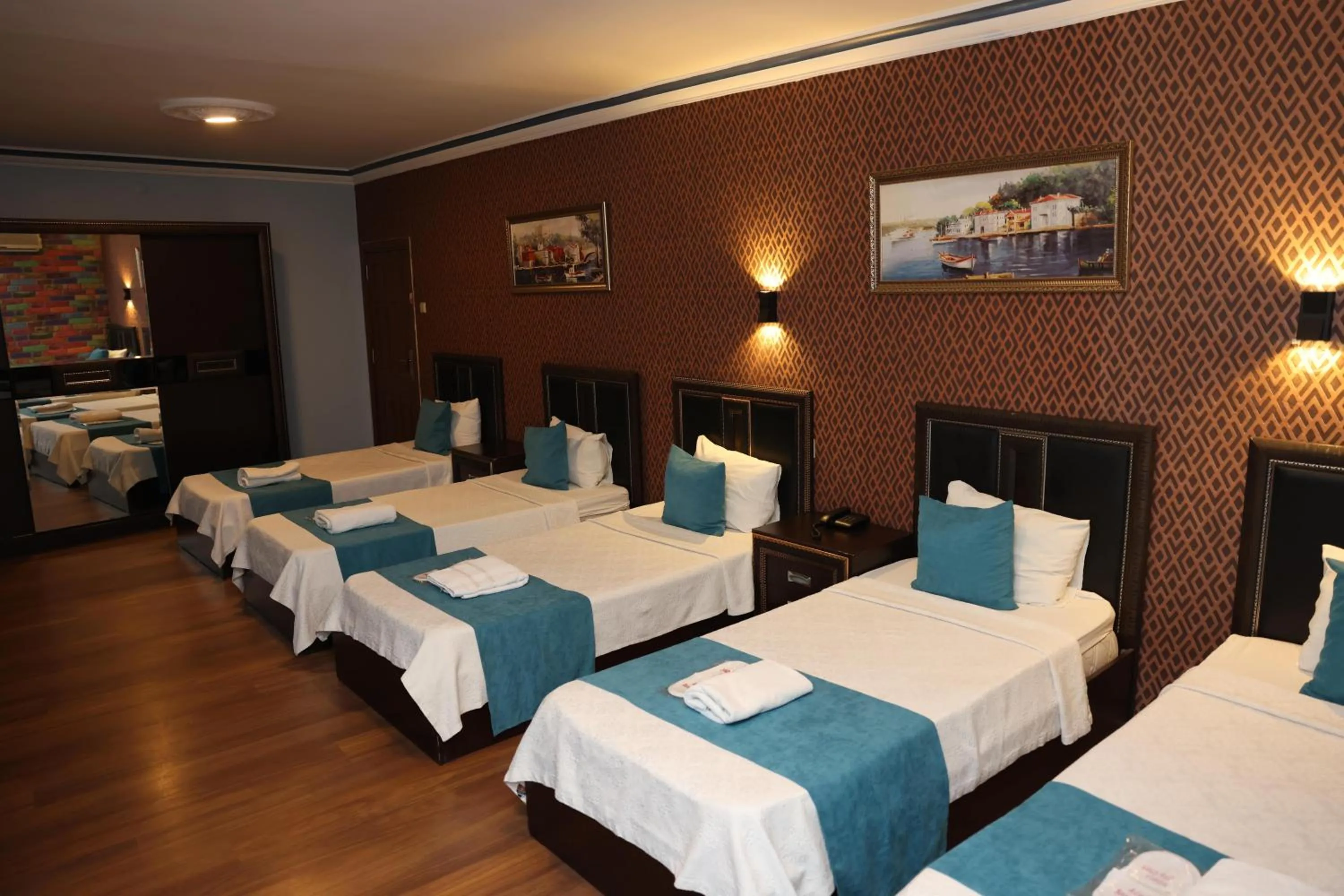Bed in Adana Saray Hotel