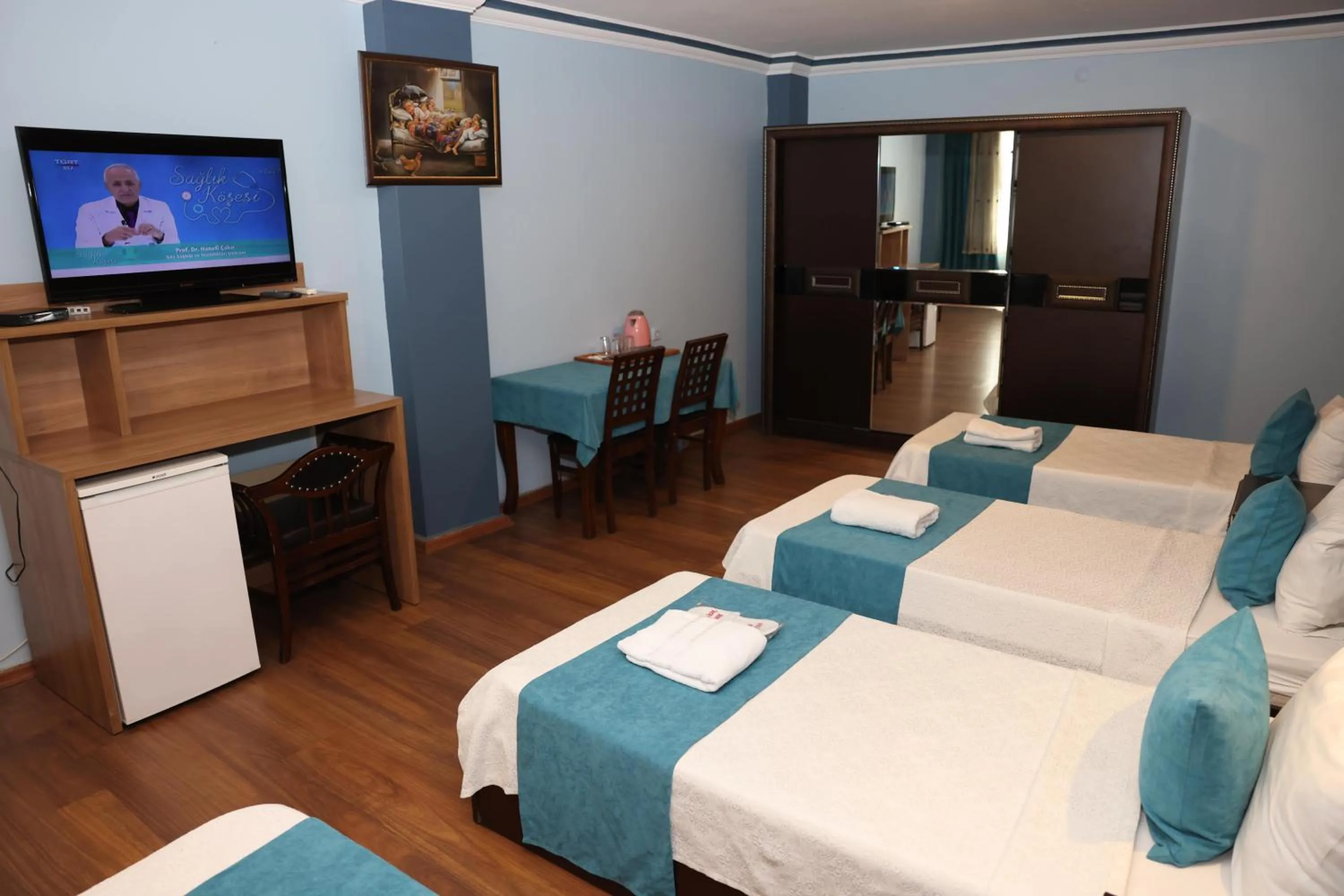 Bed in Adana Saray Hotel