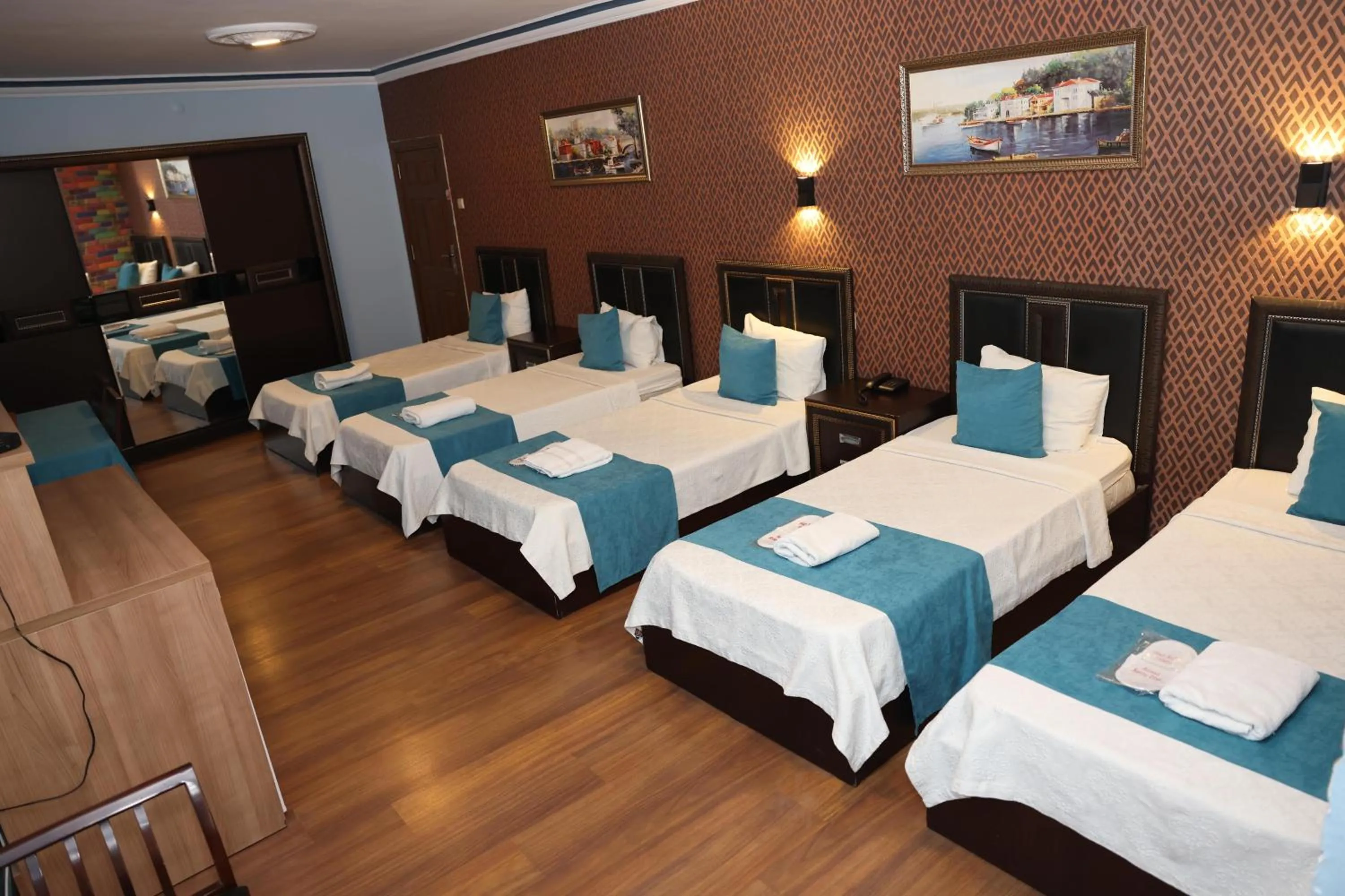 Bed in Adana Saray Hotel