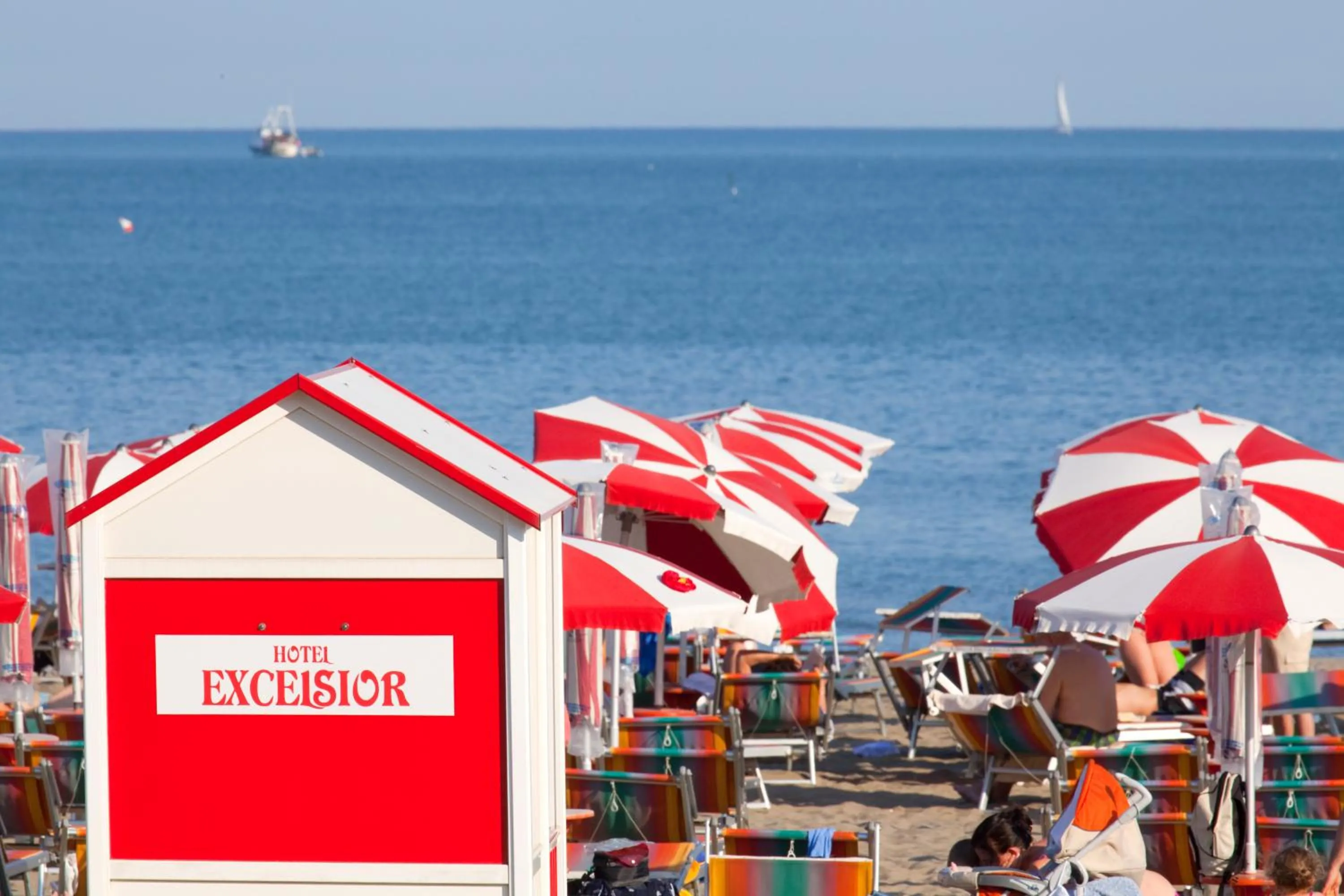 Beach in Hotel Excelsior