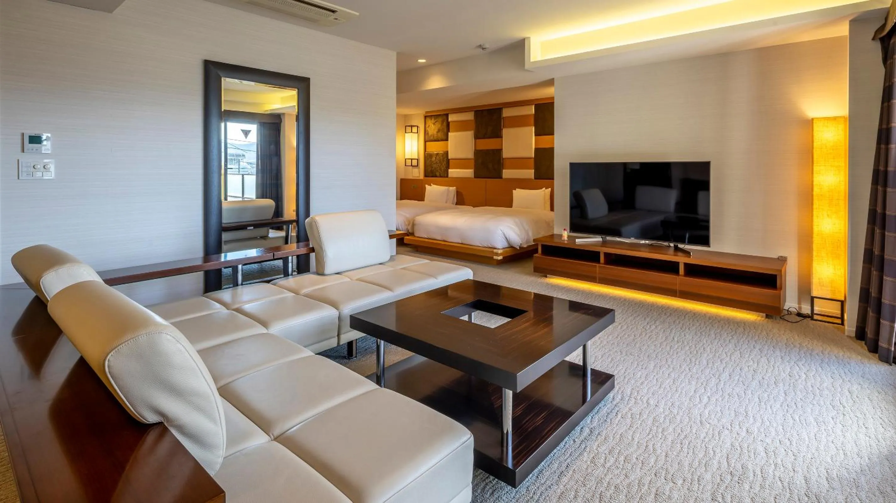 Living room in Riverte Kyoto Kamogawa