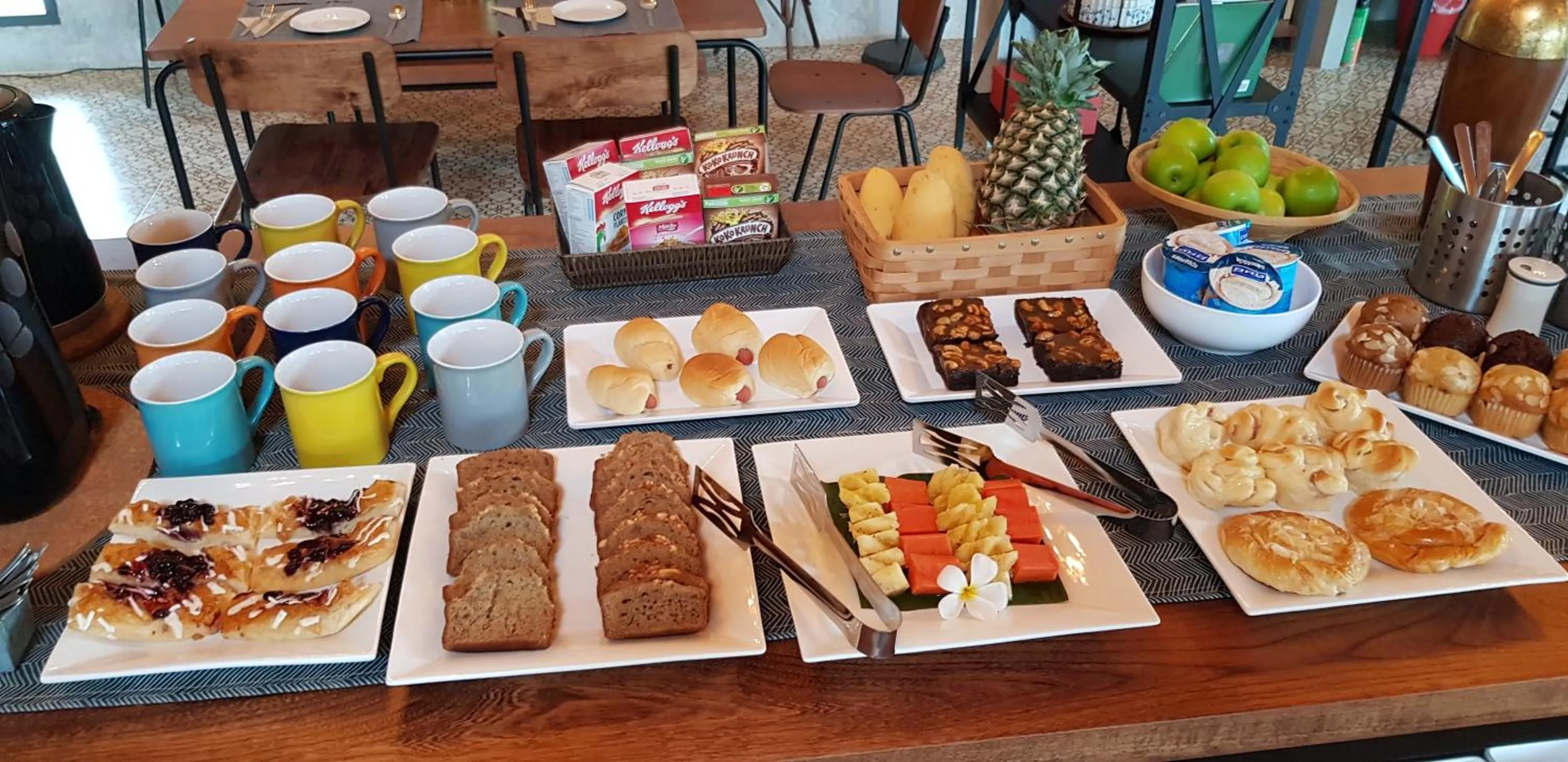 Buffet breakfast in The Barn Hua Hin