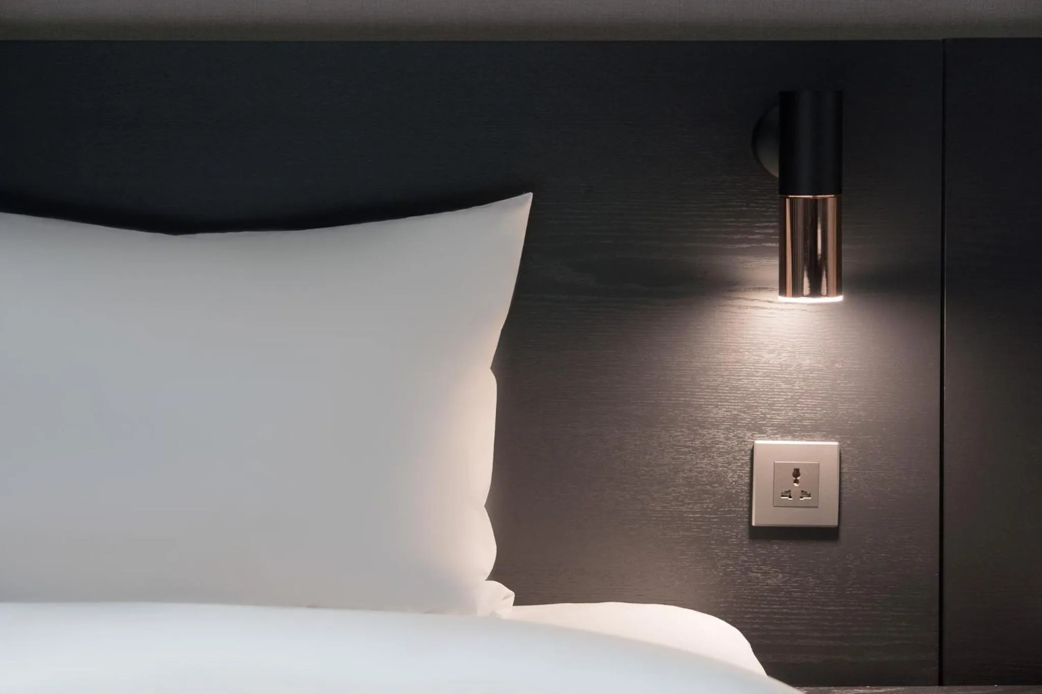 Bed in Rivertain Hotel Gyeongju