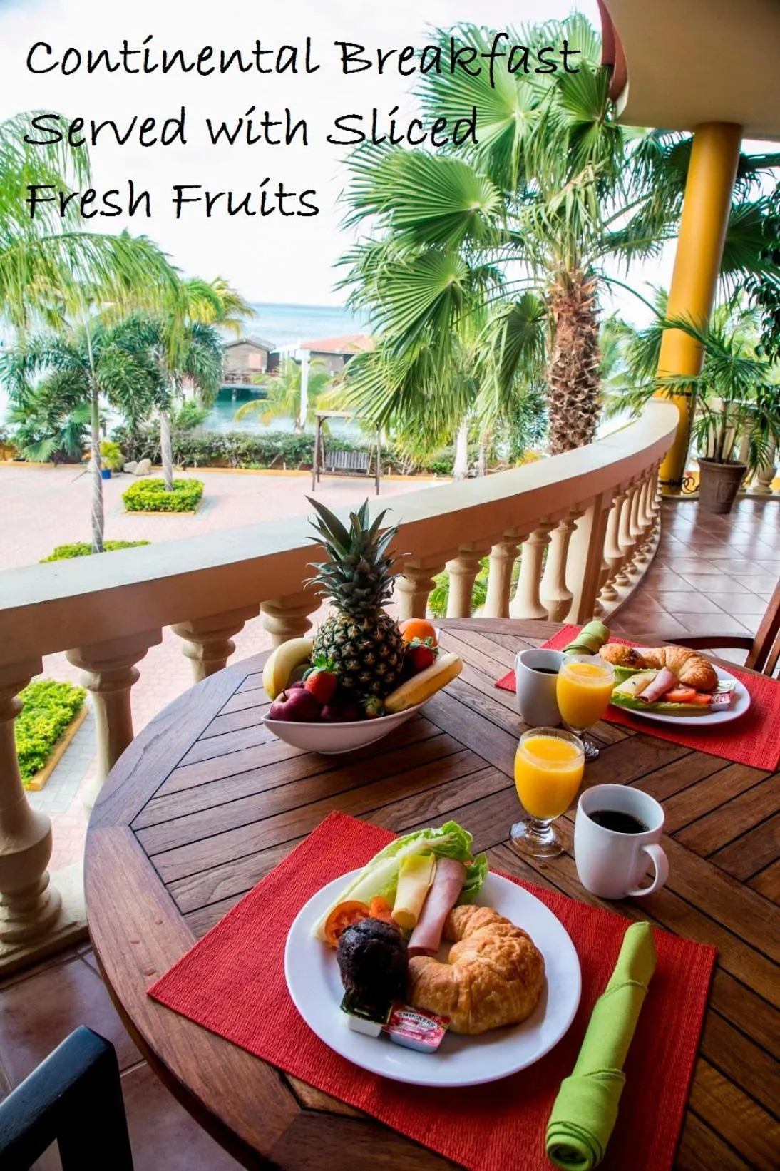 Breakfast in Aruba Surfside Marina