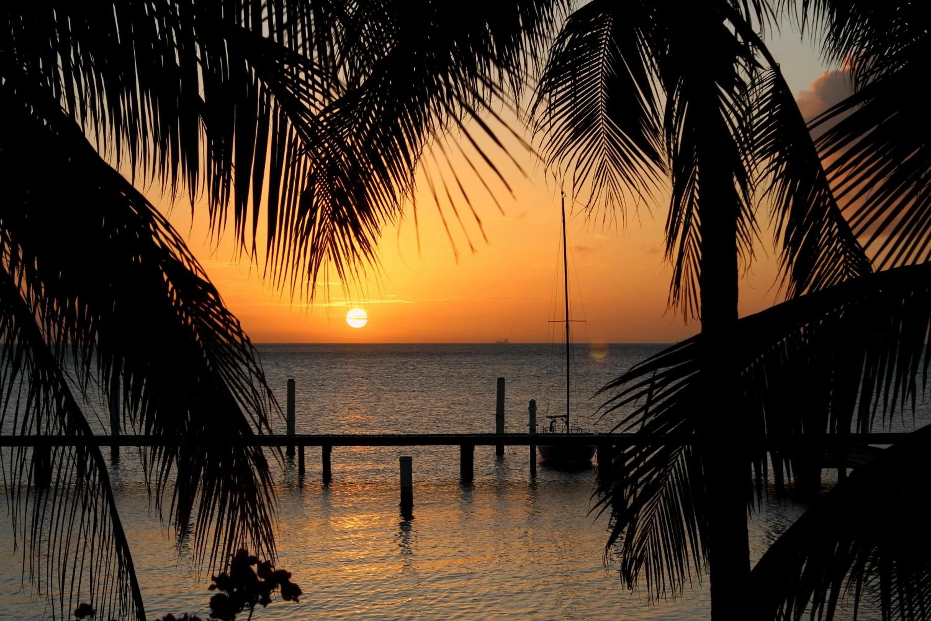 Sea view in Aruba Surfside Marina
