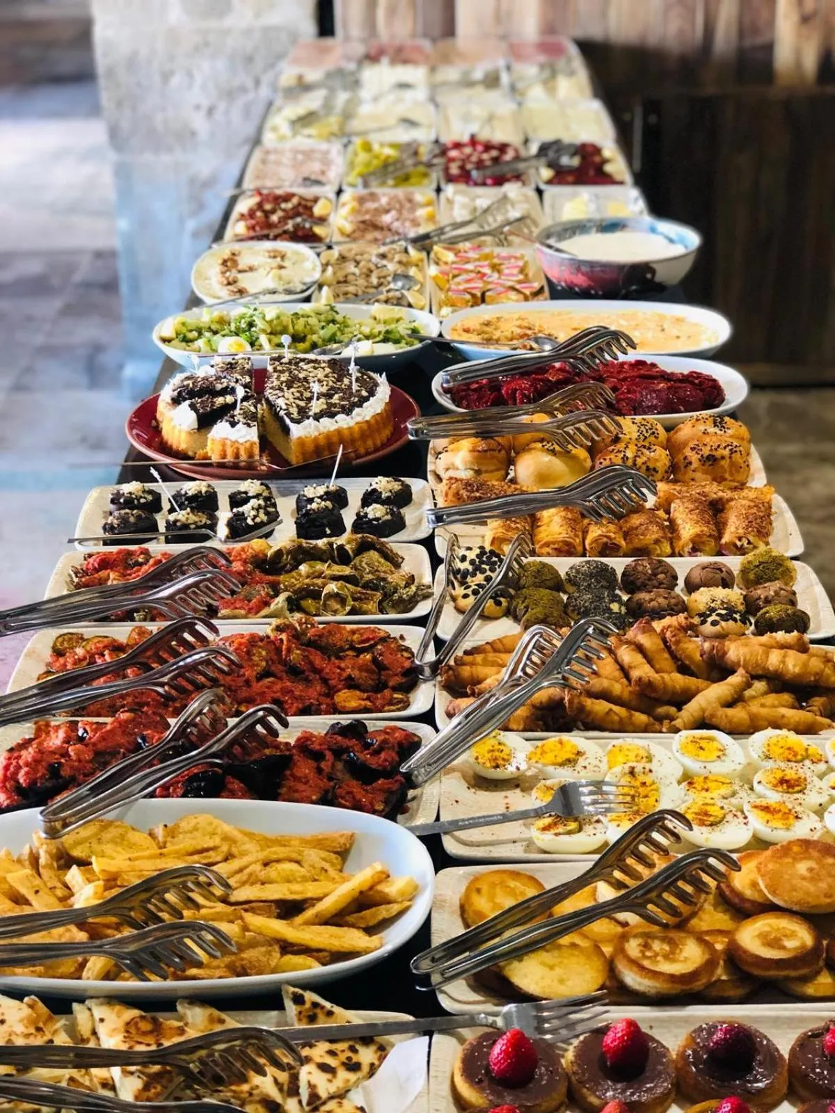 Breakfast in Aza Cave Cappadocia Adult Hotel