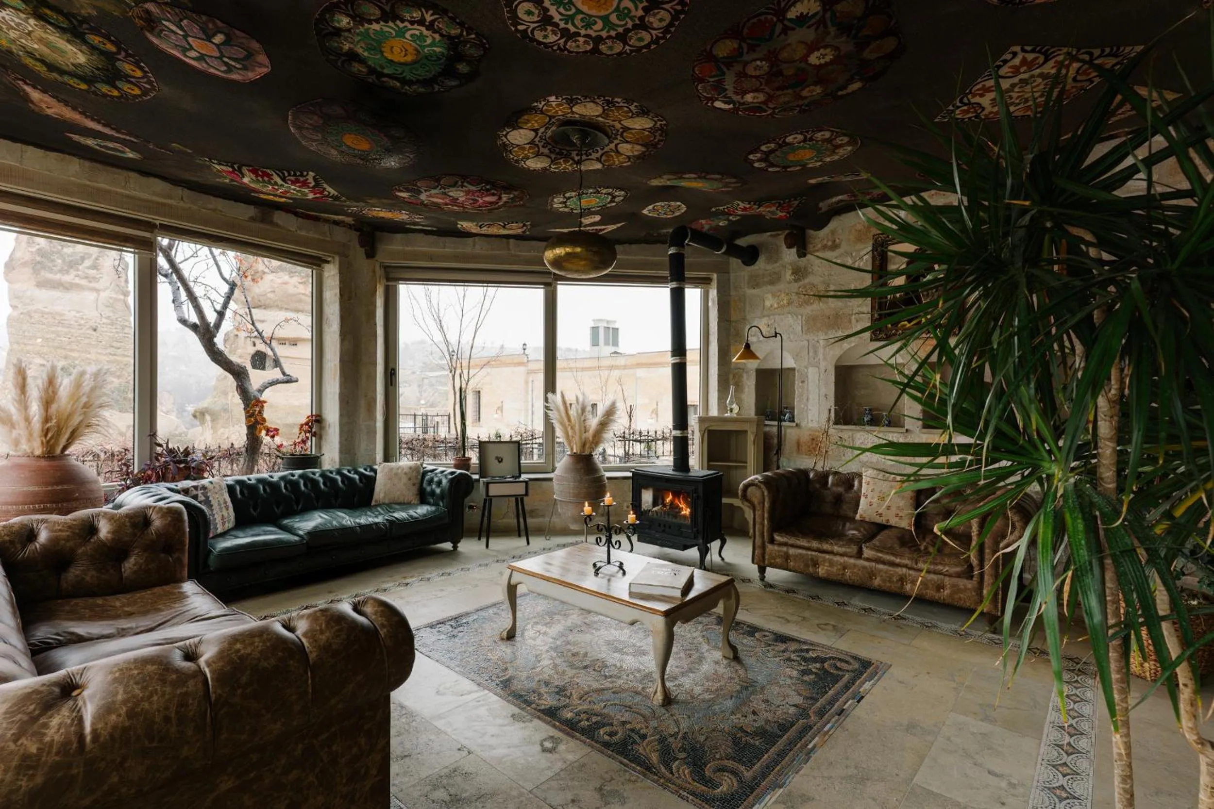 Lobby or reception in Aza Cave Cappadocia Adult Hotel