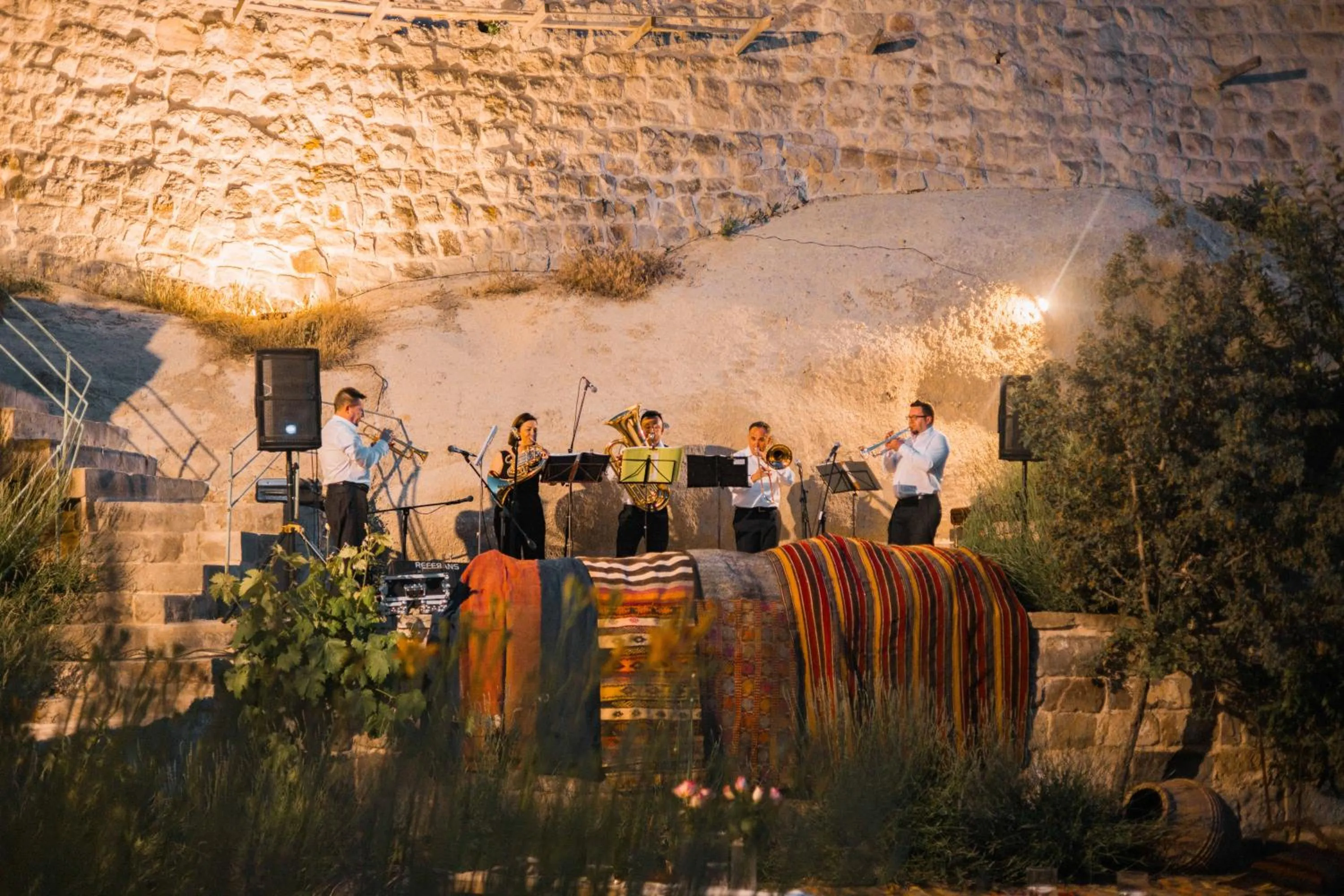group of guests in Aza Cave Cappadocia Adult Hotel