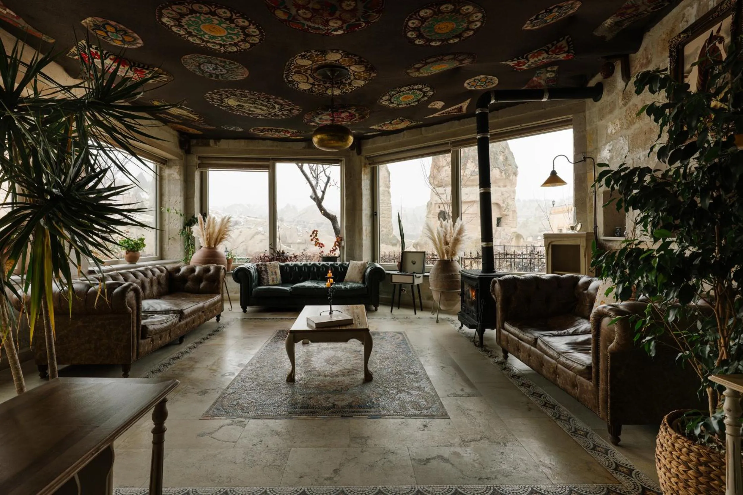 Lobby or reception in Aza Cave Cappadocia Adult Hotel