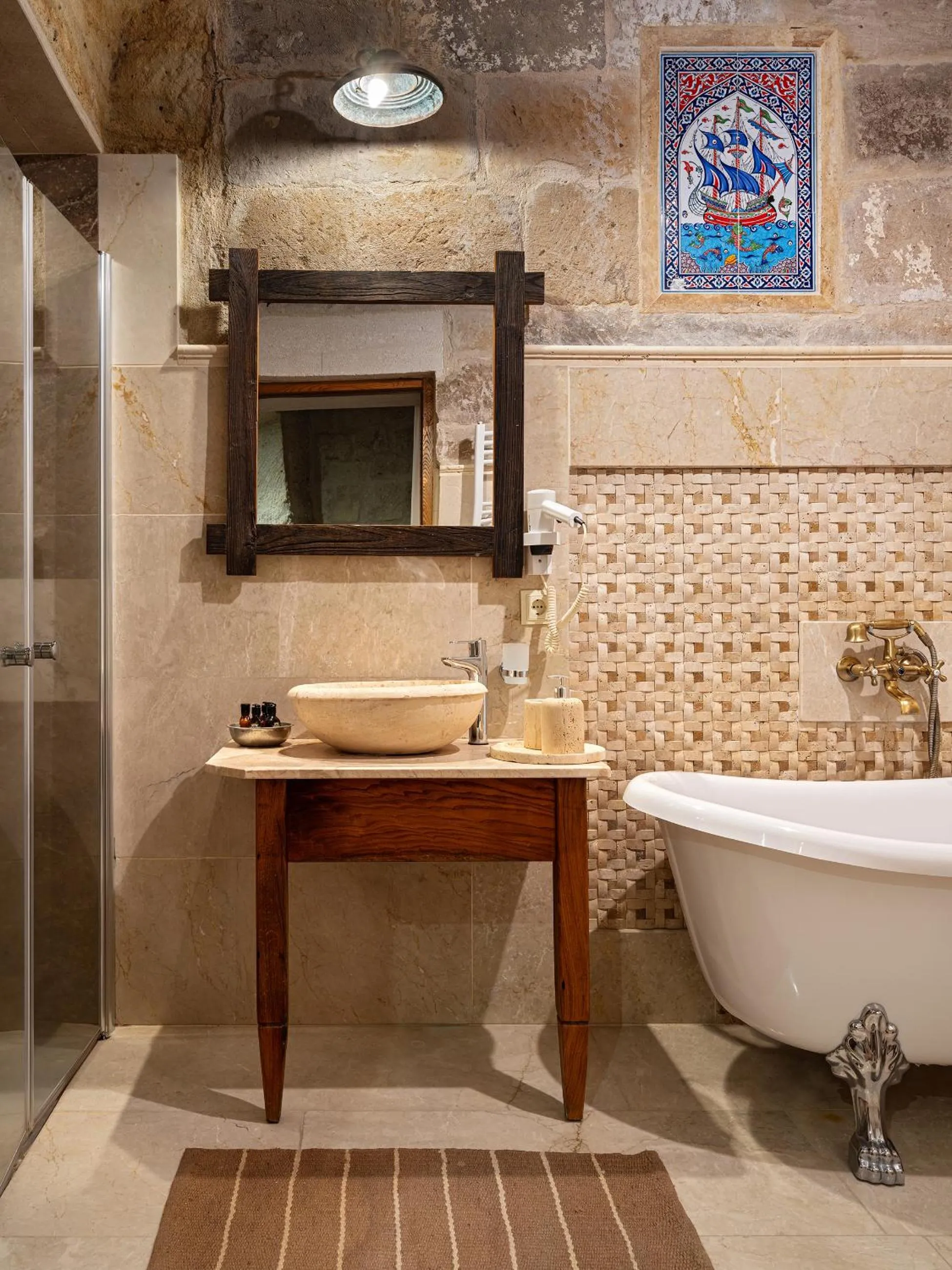 Bathroom in Aza Cave Cappadocia Adult Hotel