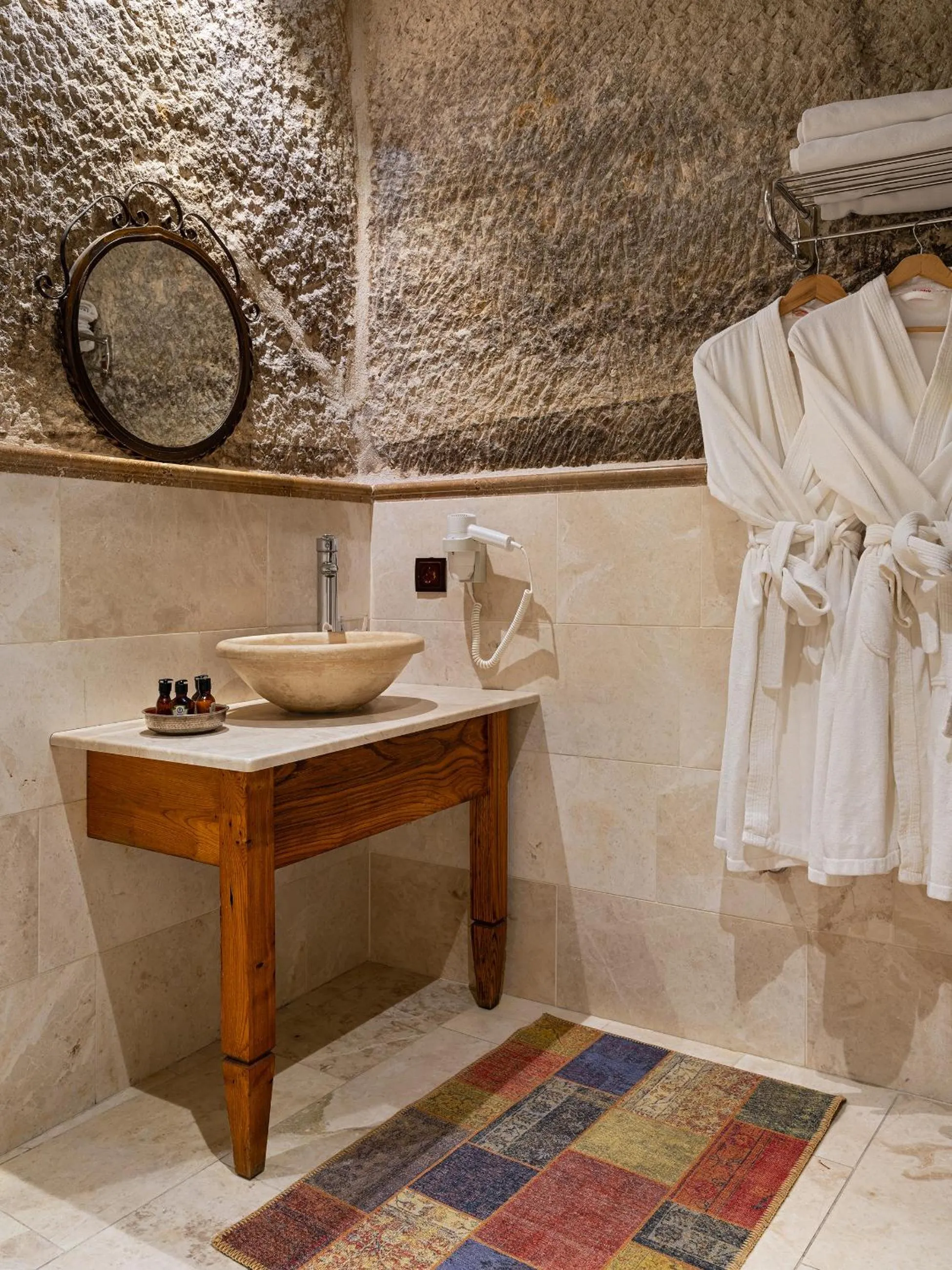 Bathroom in Aza Cave Cappadocia Adult Hotel