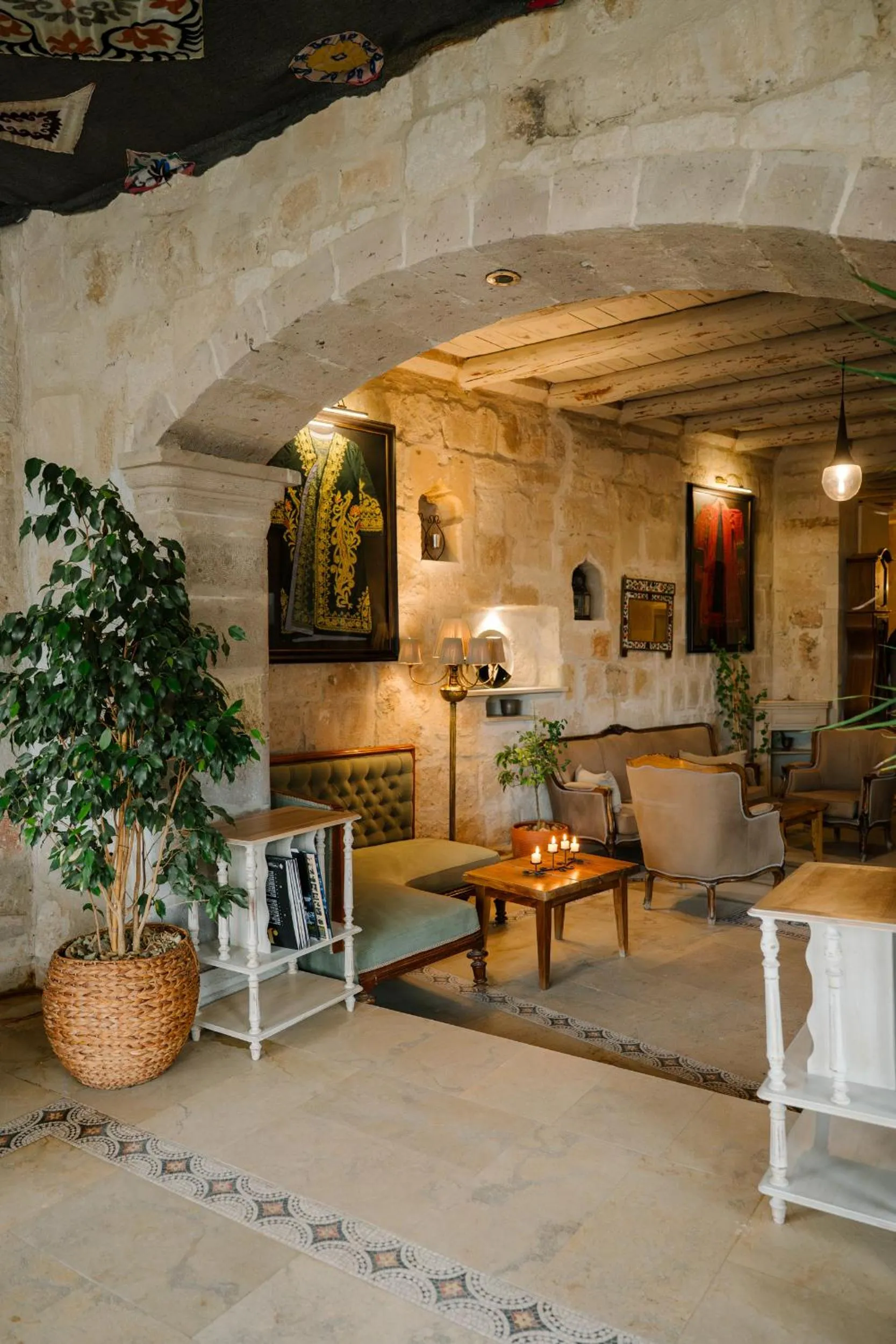 Lobby or reception in Aza Cave Cappadocia Adult Hotel