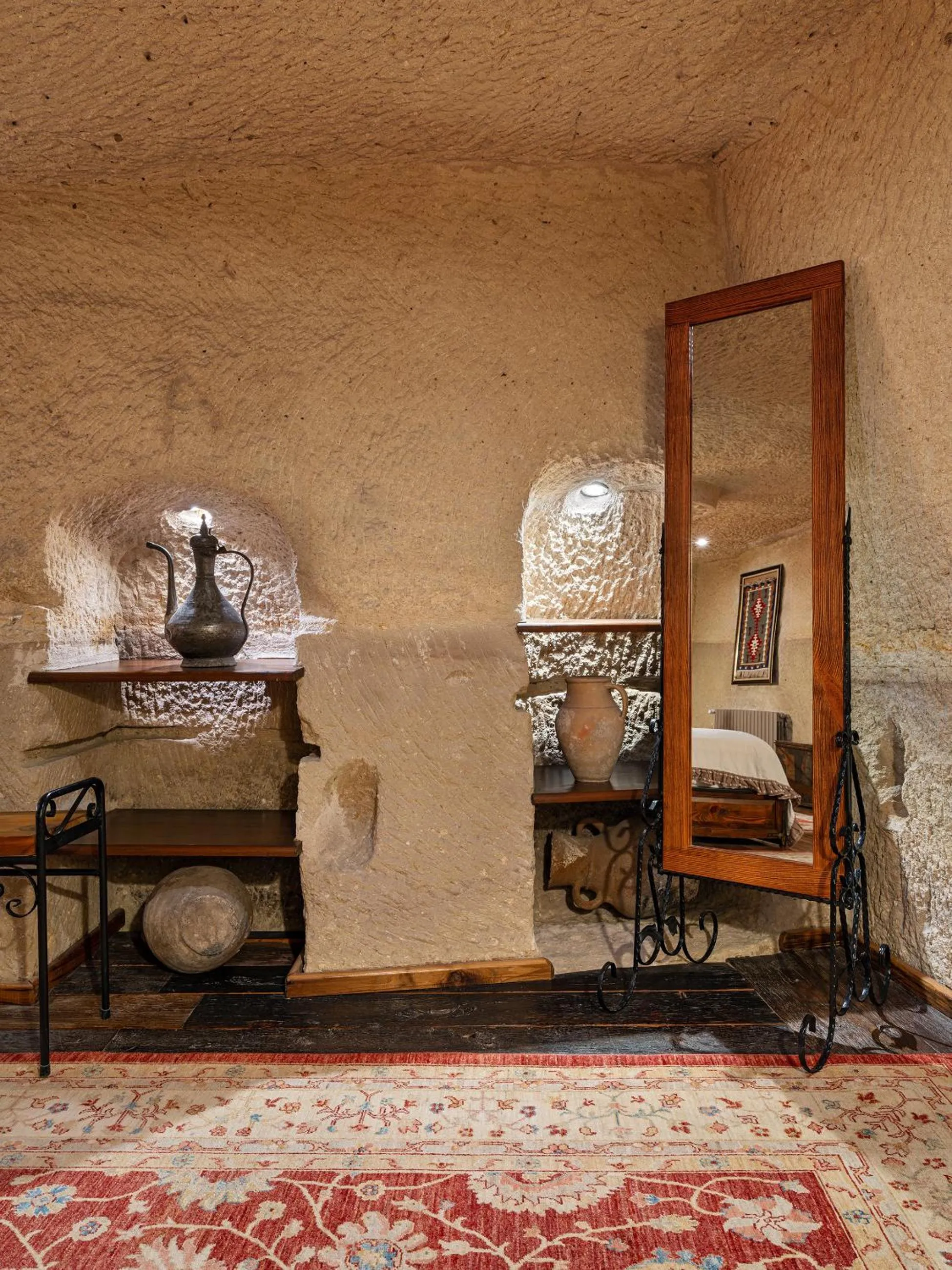 Seating area in Aza Cave Cappadocia Adult Hotel
