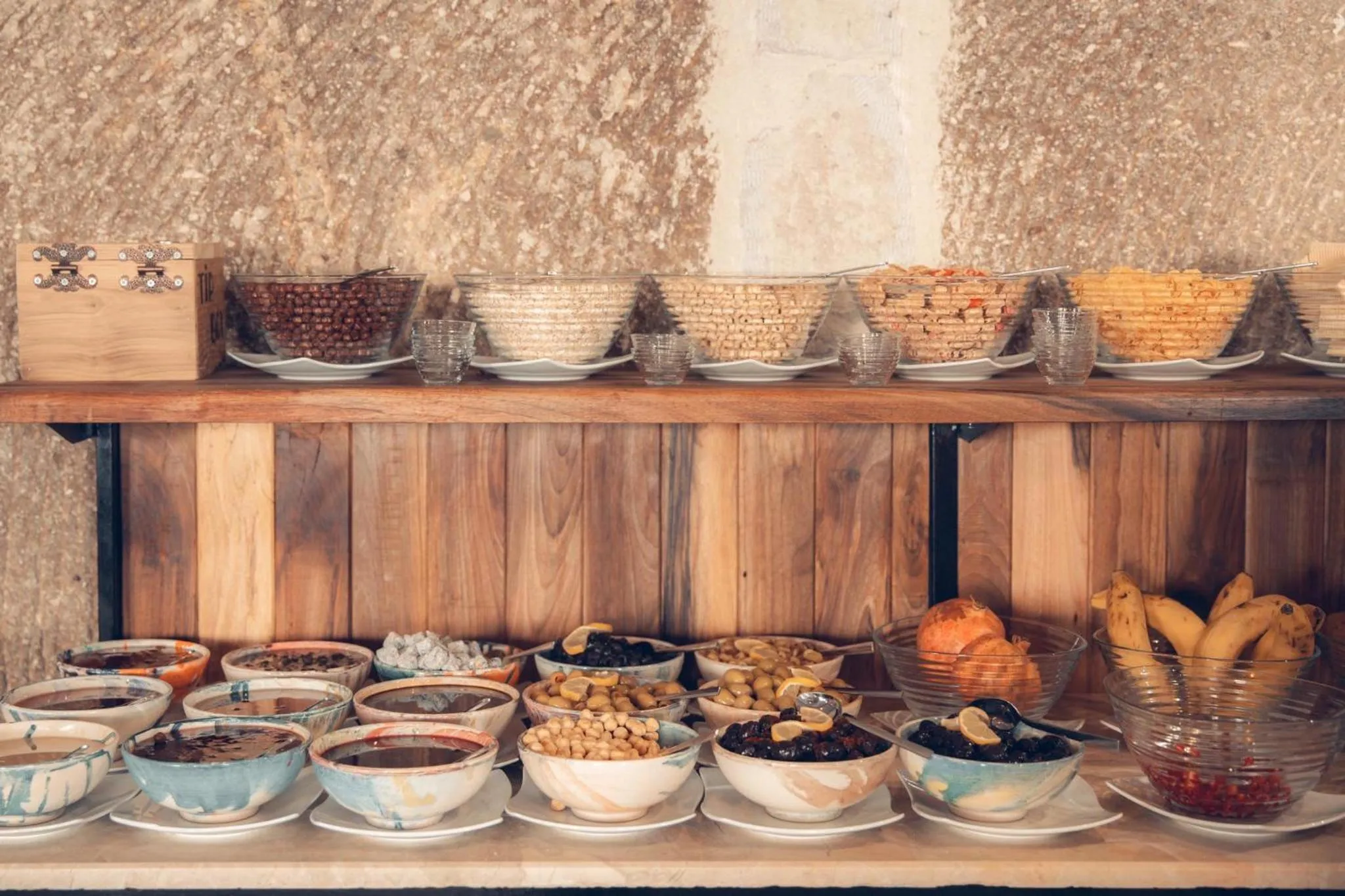 Buffet breakfast in Aza Cave Cappadocia Adult Hotel