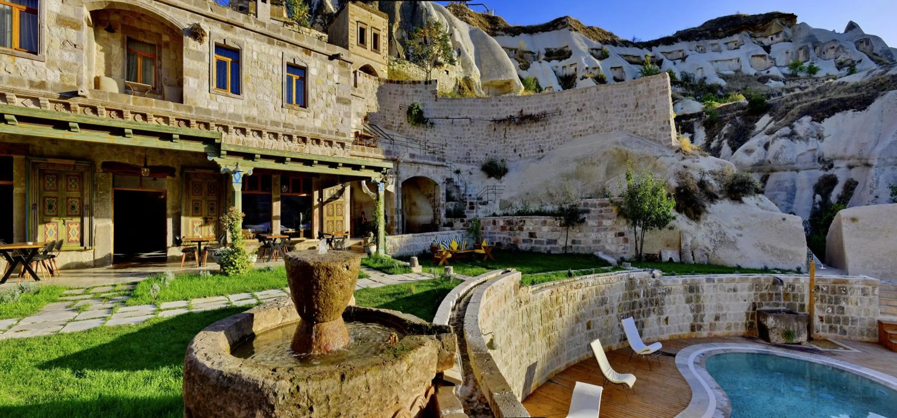Garden in Aza Cave Cappadocia Adult Hotel