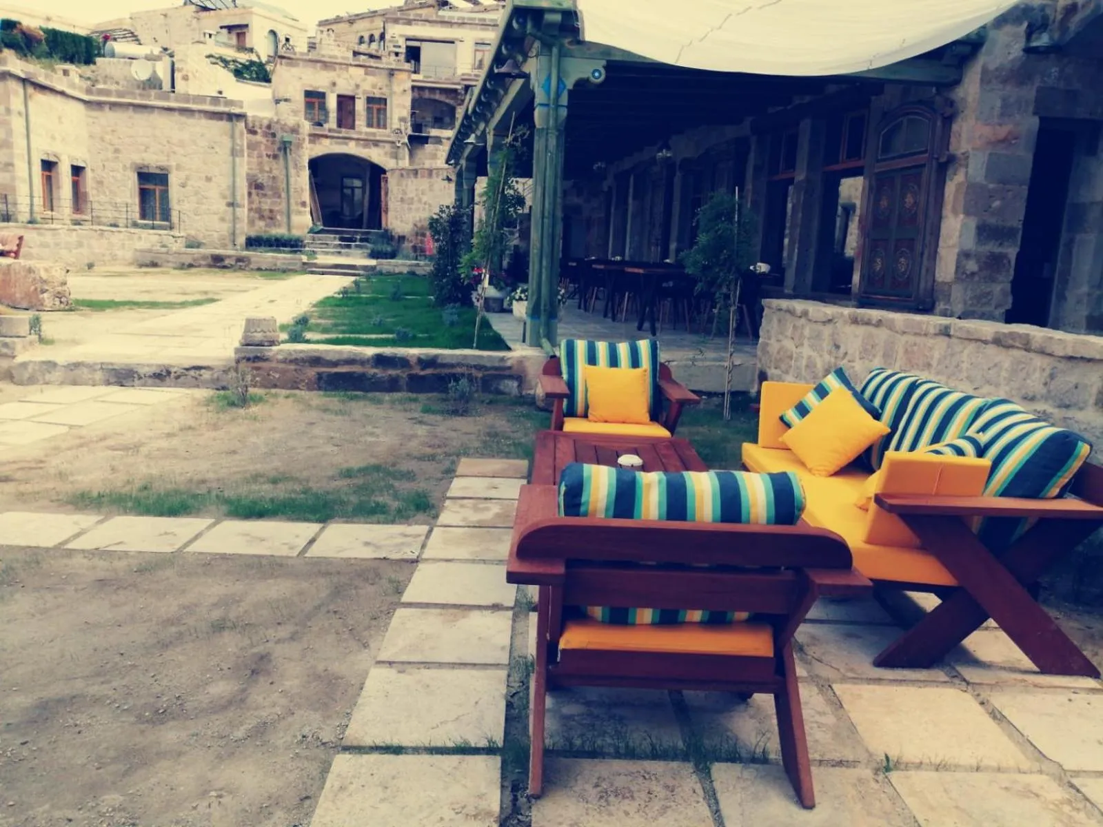 Garden in Aza Cave Cappadocia Adult Hotel