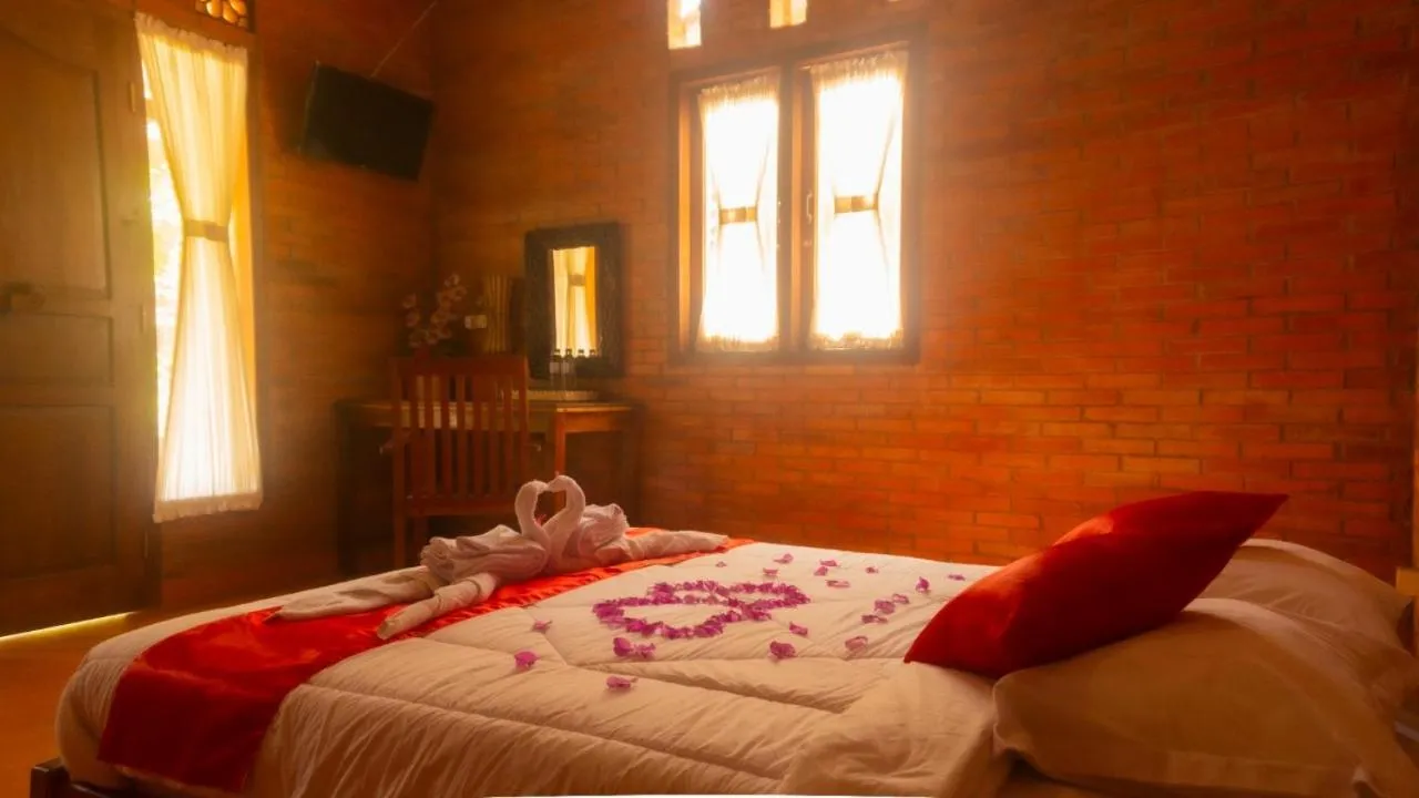 Bedroom, Bed in Villa Mak Cik