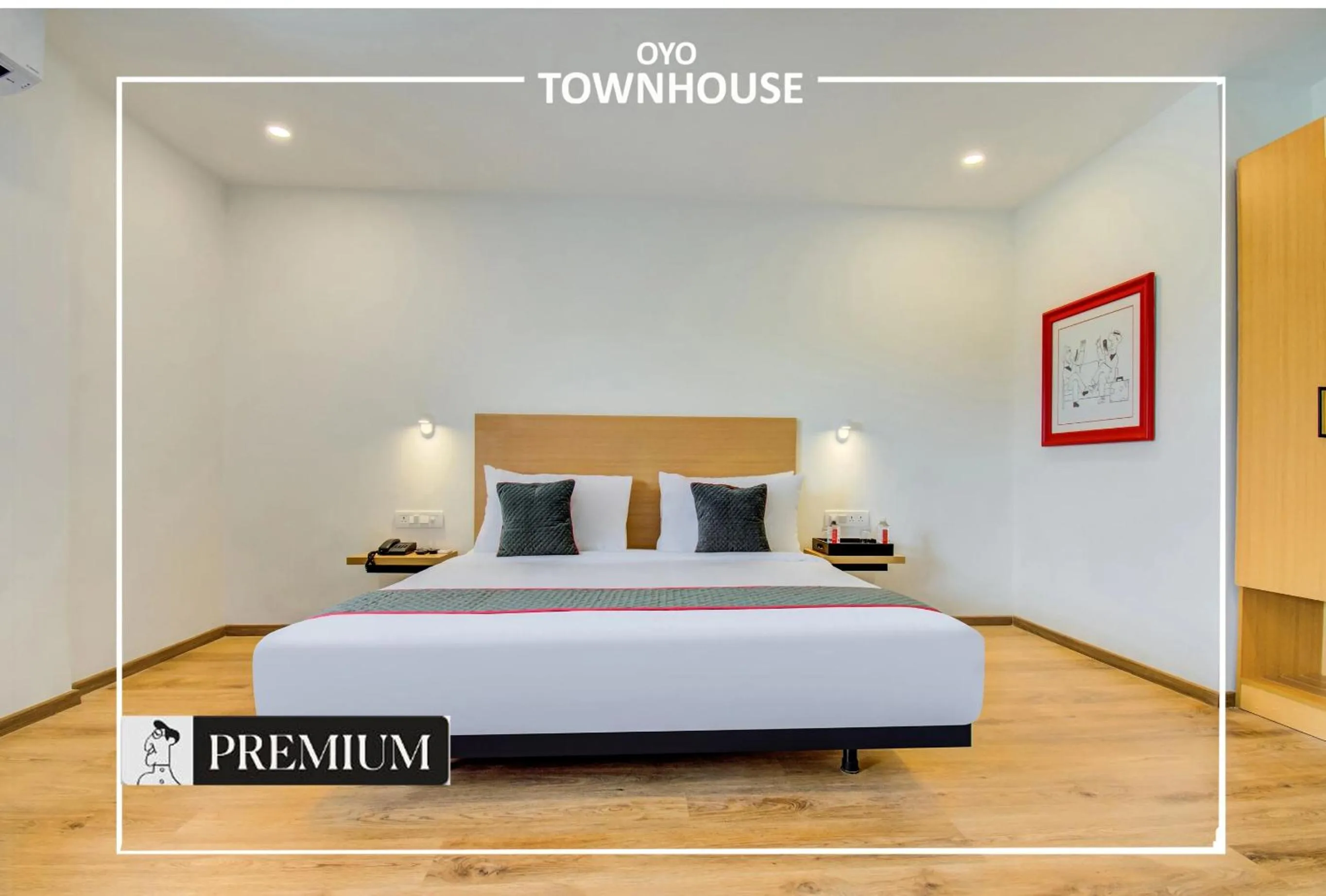 Bedroom, Bed in Townhouse Netaji Road