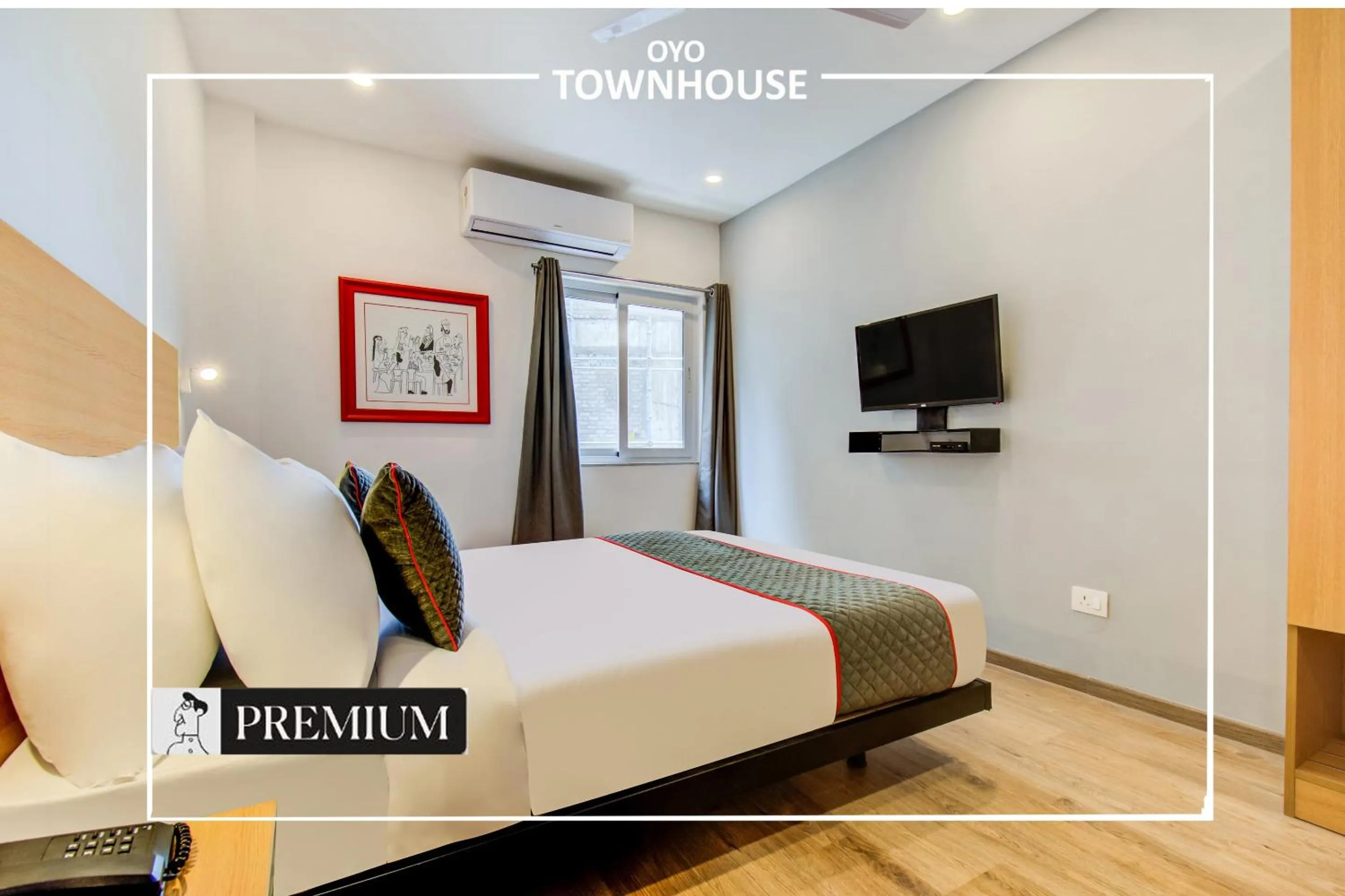 Bedroom, Bed in Townhouse Netaji Road