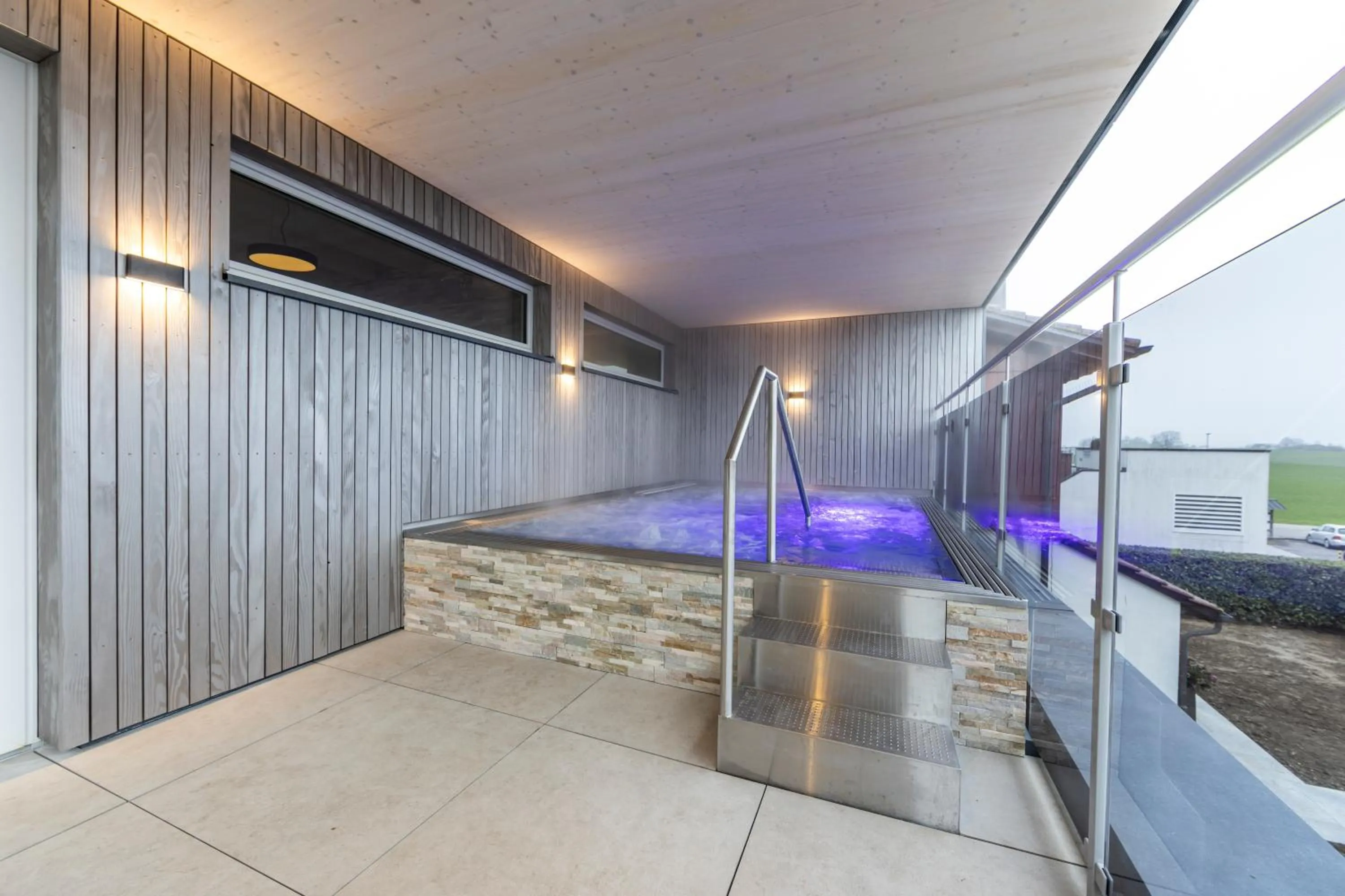 Hot Tub in Historische Residenz Lindeneck