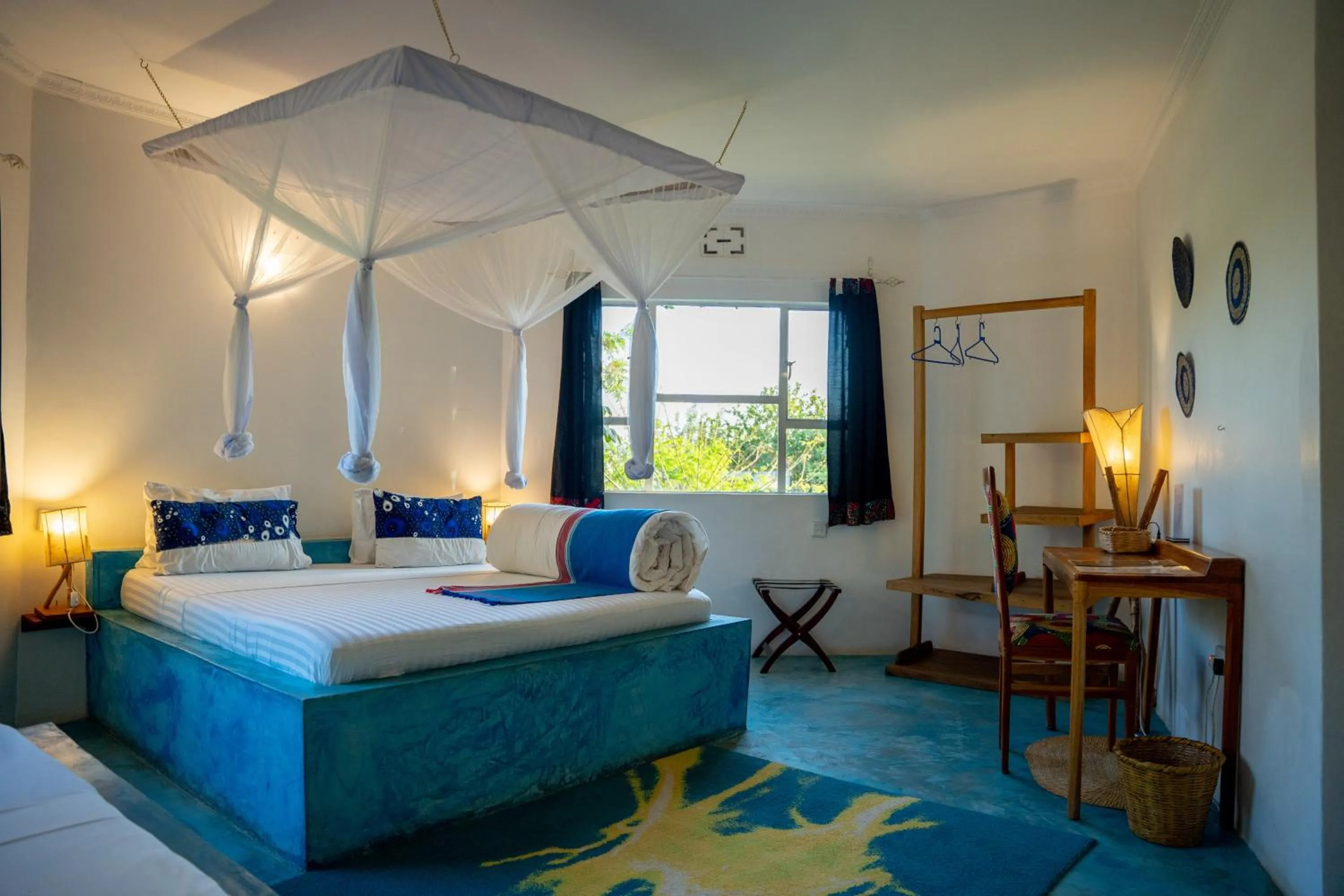 Bed in Dan Stam Hotel