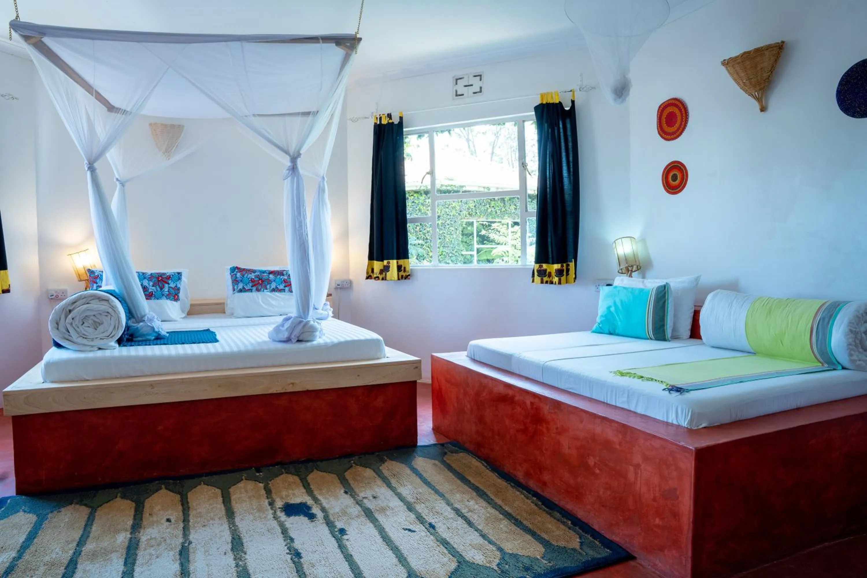 Bed in Dan Stam Hotel