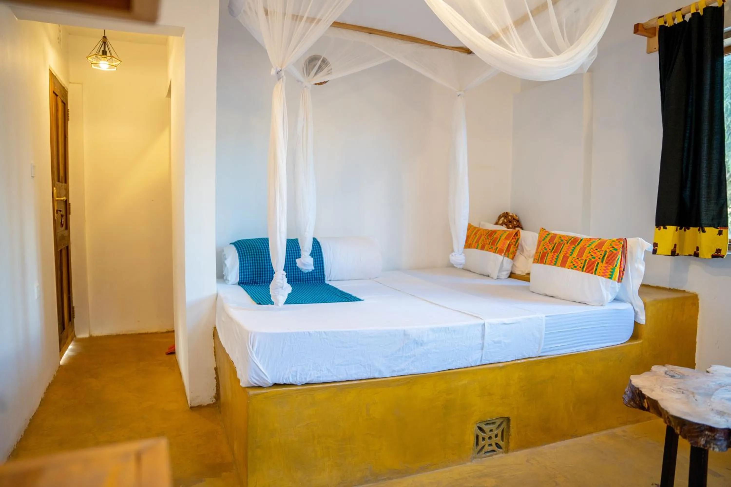 Bed in Dan Stam Hotel