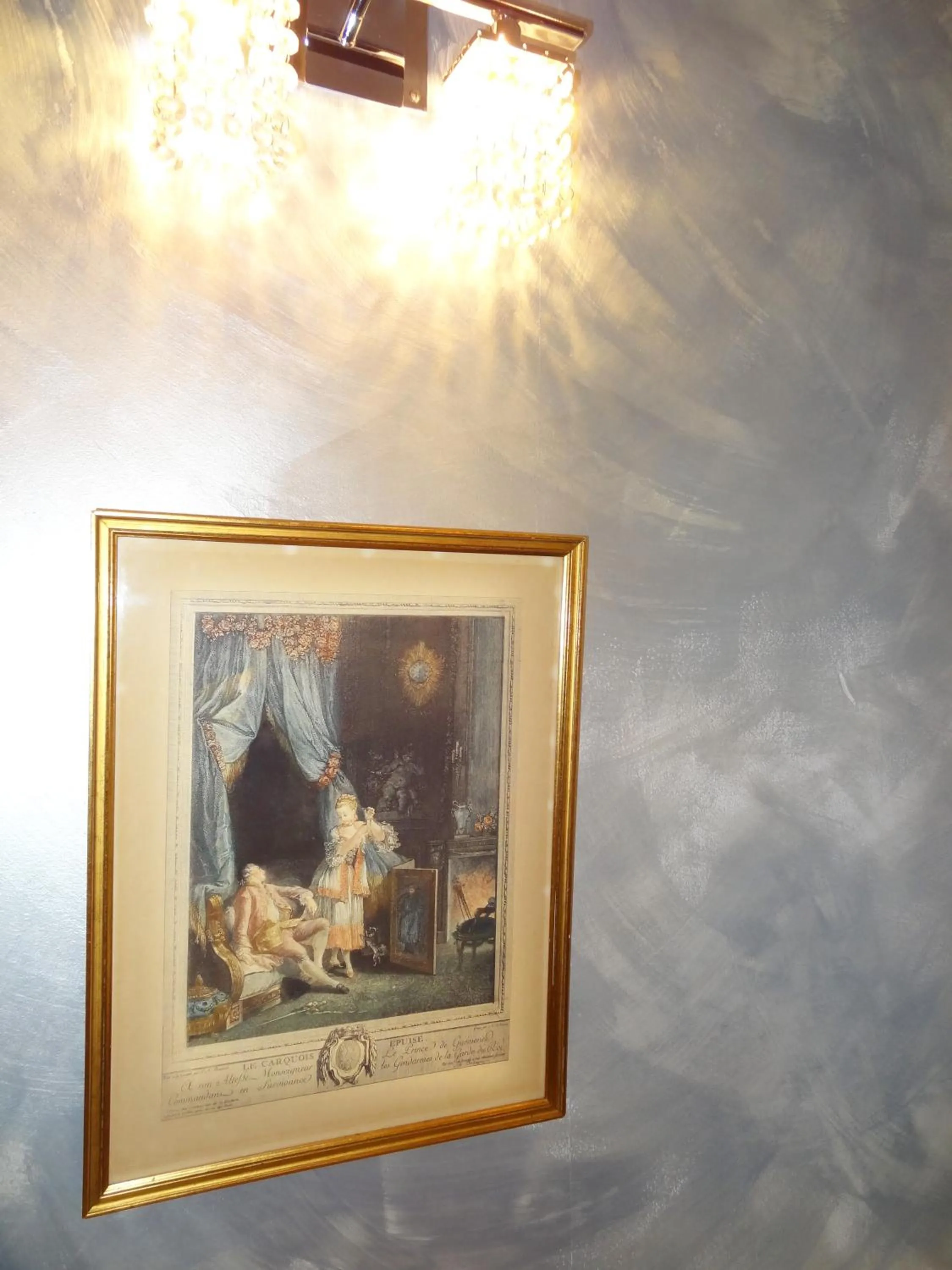 Decorative detail in Amélie Hotel