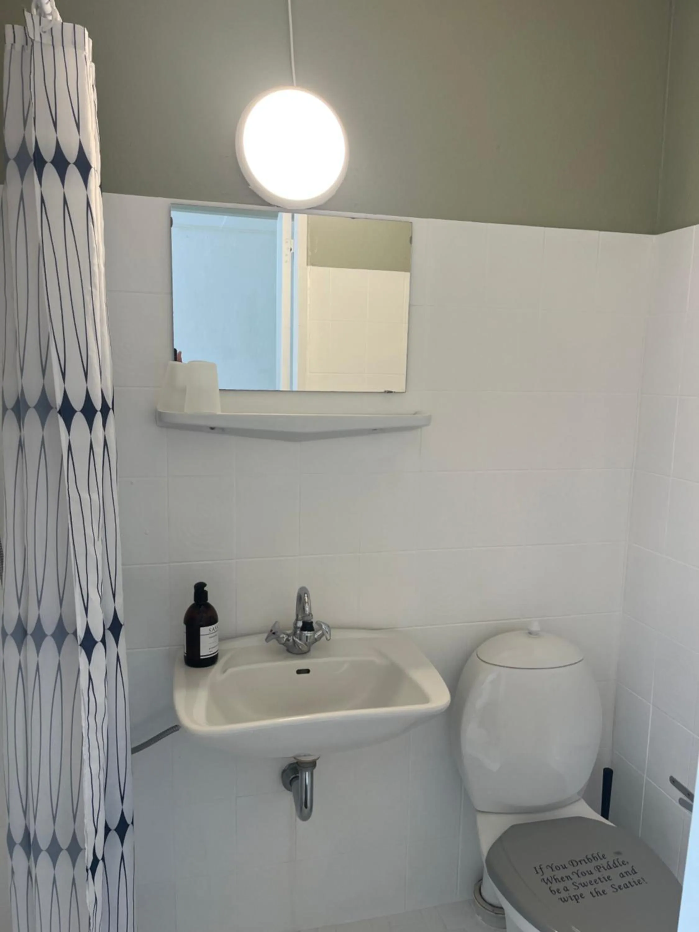 Toilet in Døstrup Landevejskro & Motel