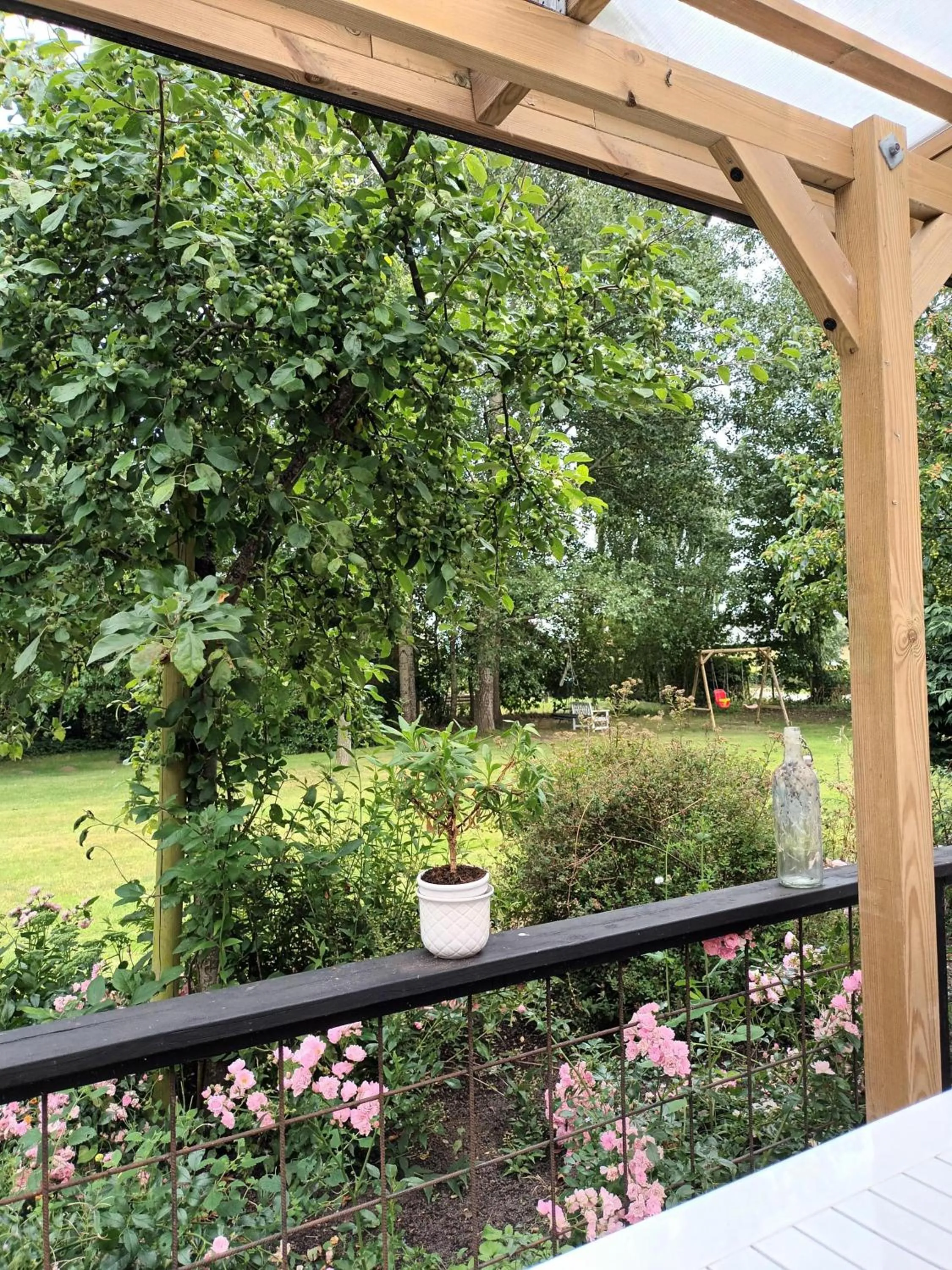 Balcony/Terrace in Døstrup Landevejskro & Motel