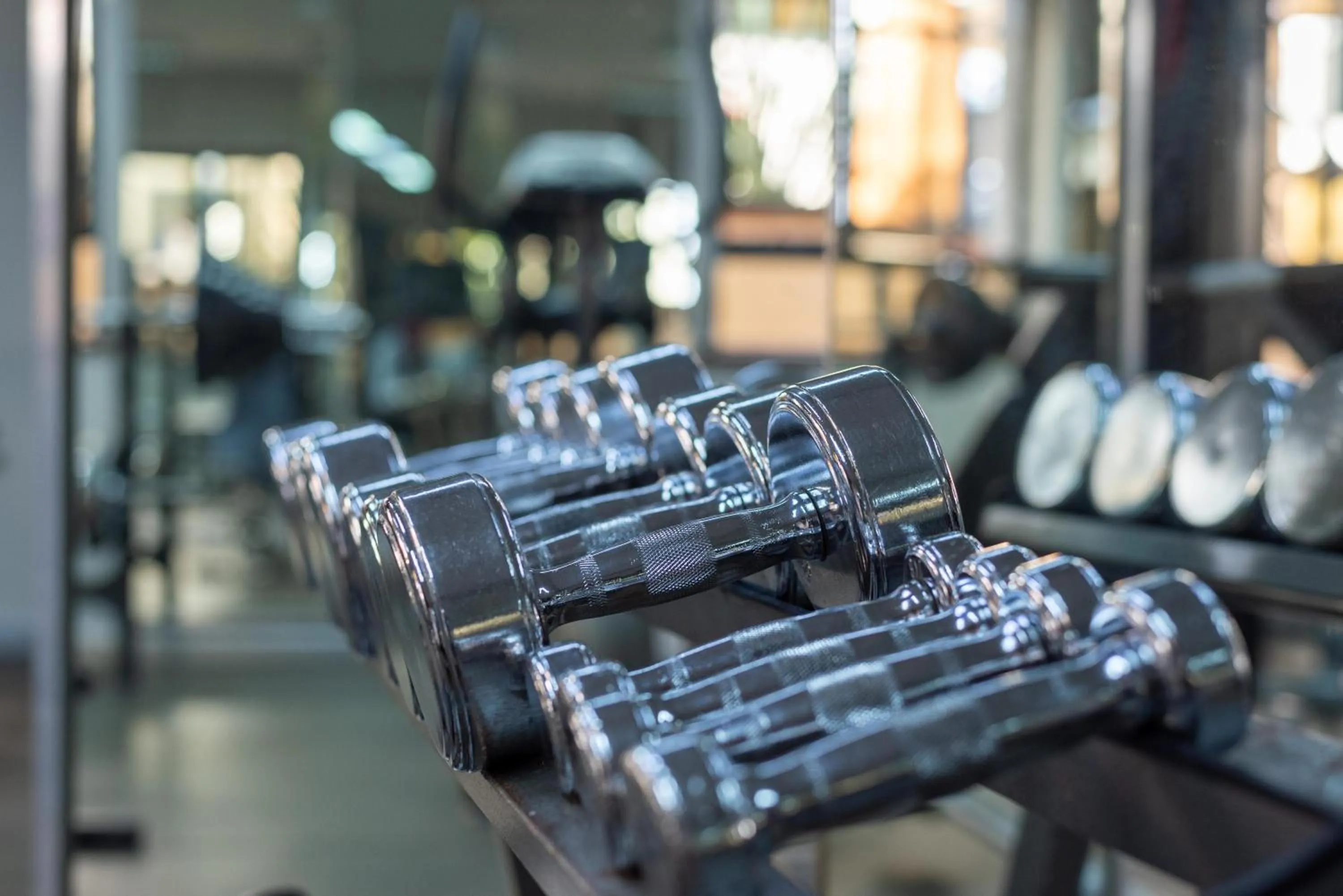 Fitness centre/facilities in CySuites Apartment Hotel